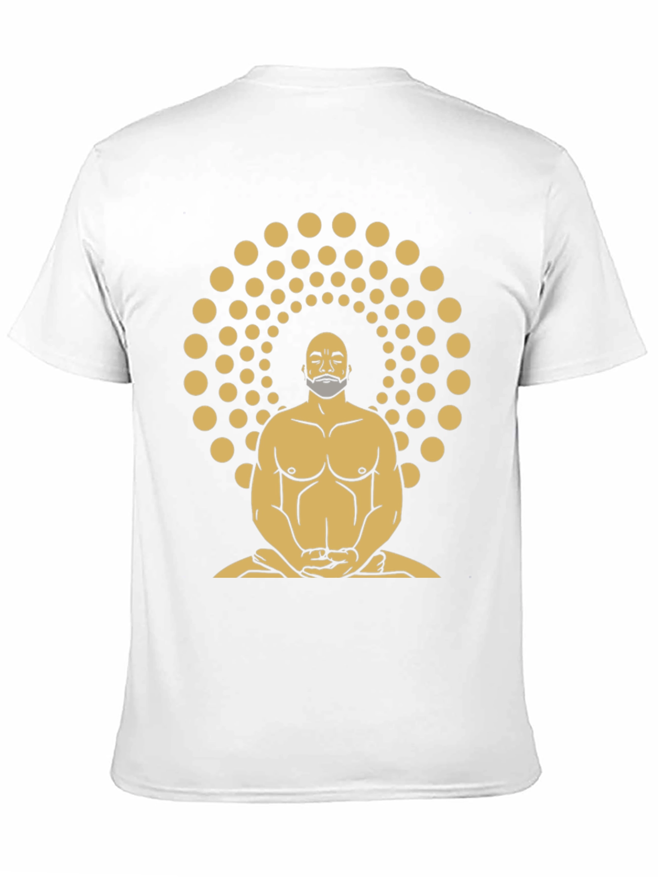 Enlightened Meditator Graphic Tee - Black