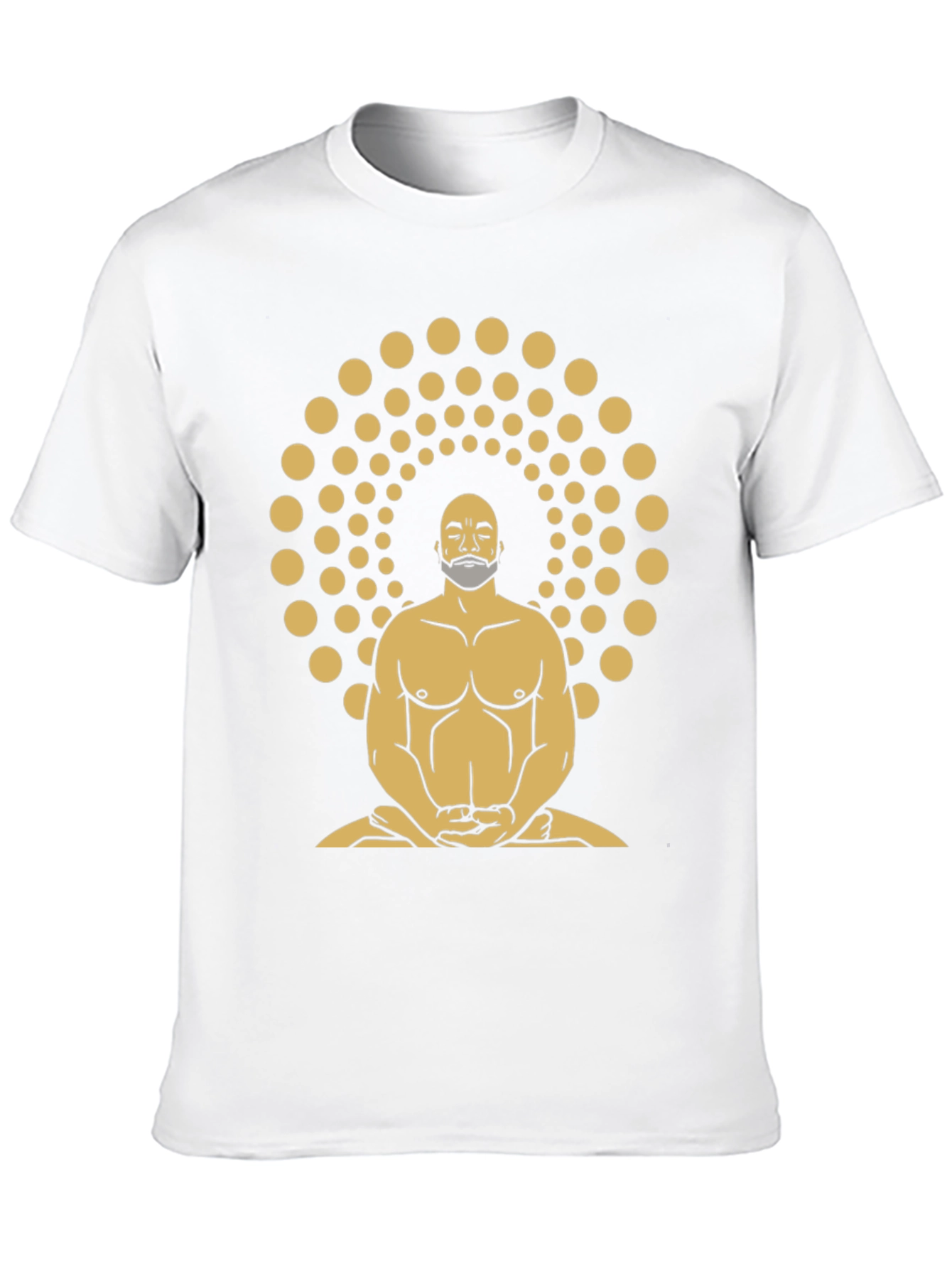 Enlightened Meditator Graphic Tee - Black