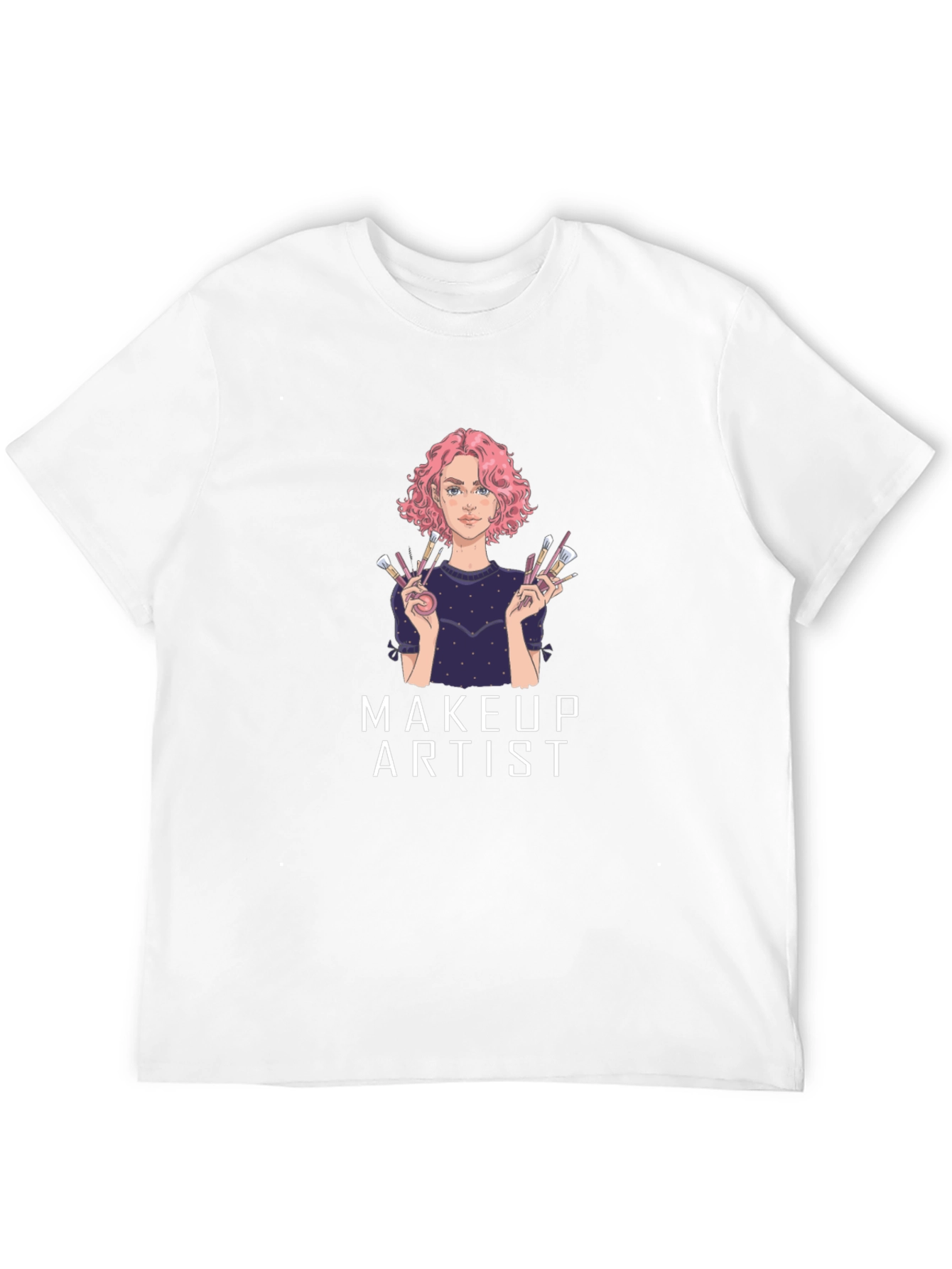 Makeup Artist Graphic T-Shirt - Unisex Cotton Tee