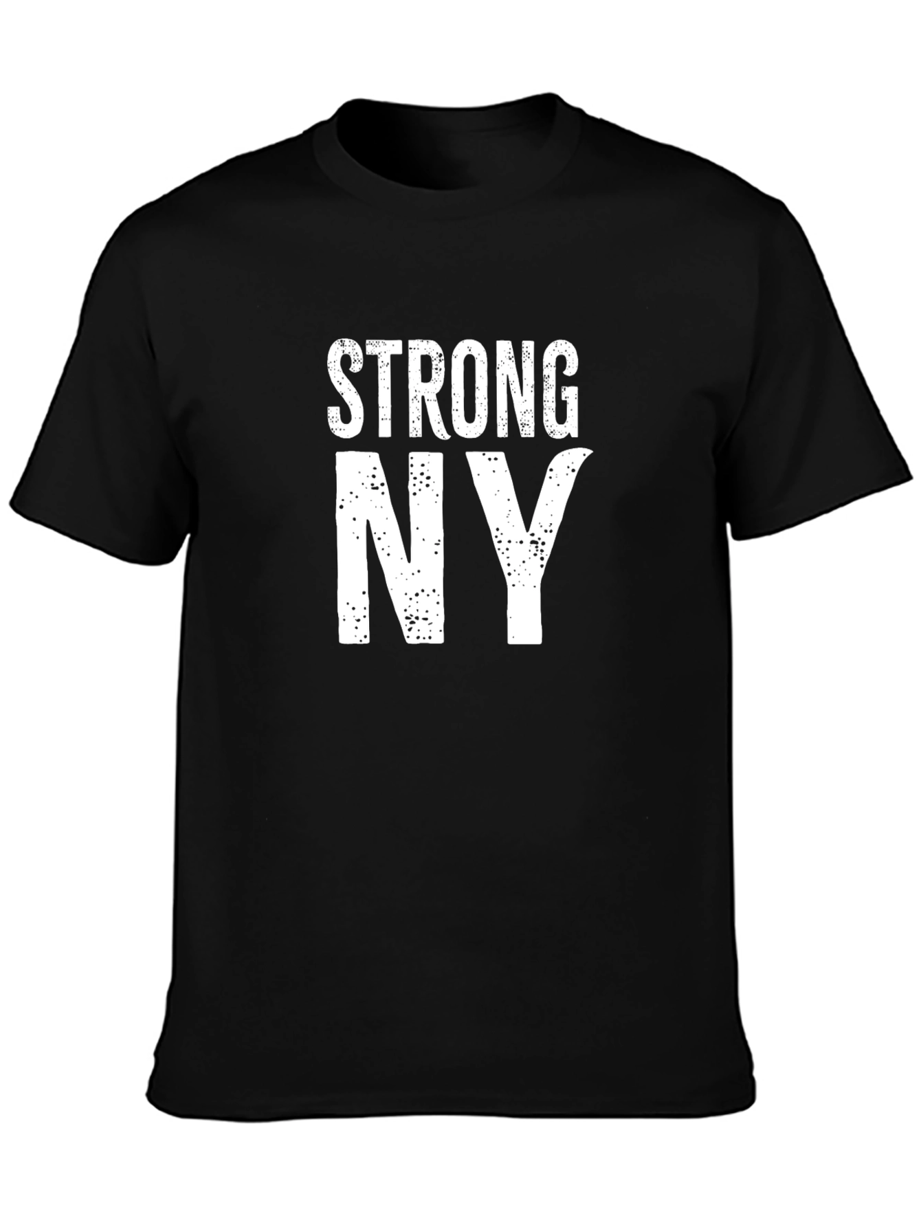 Strong NY Graphic Tee - Mens Black T-Shirt