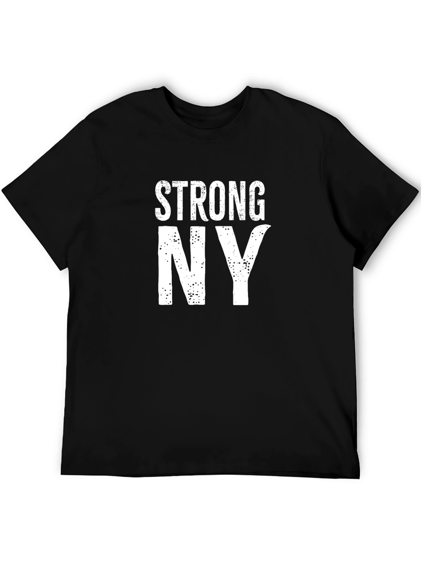 Strong NY Graphic Tee - Mens Black T-Shirt