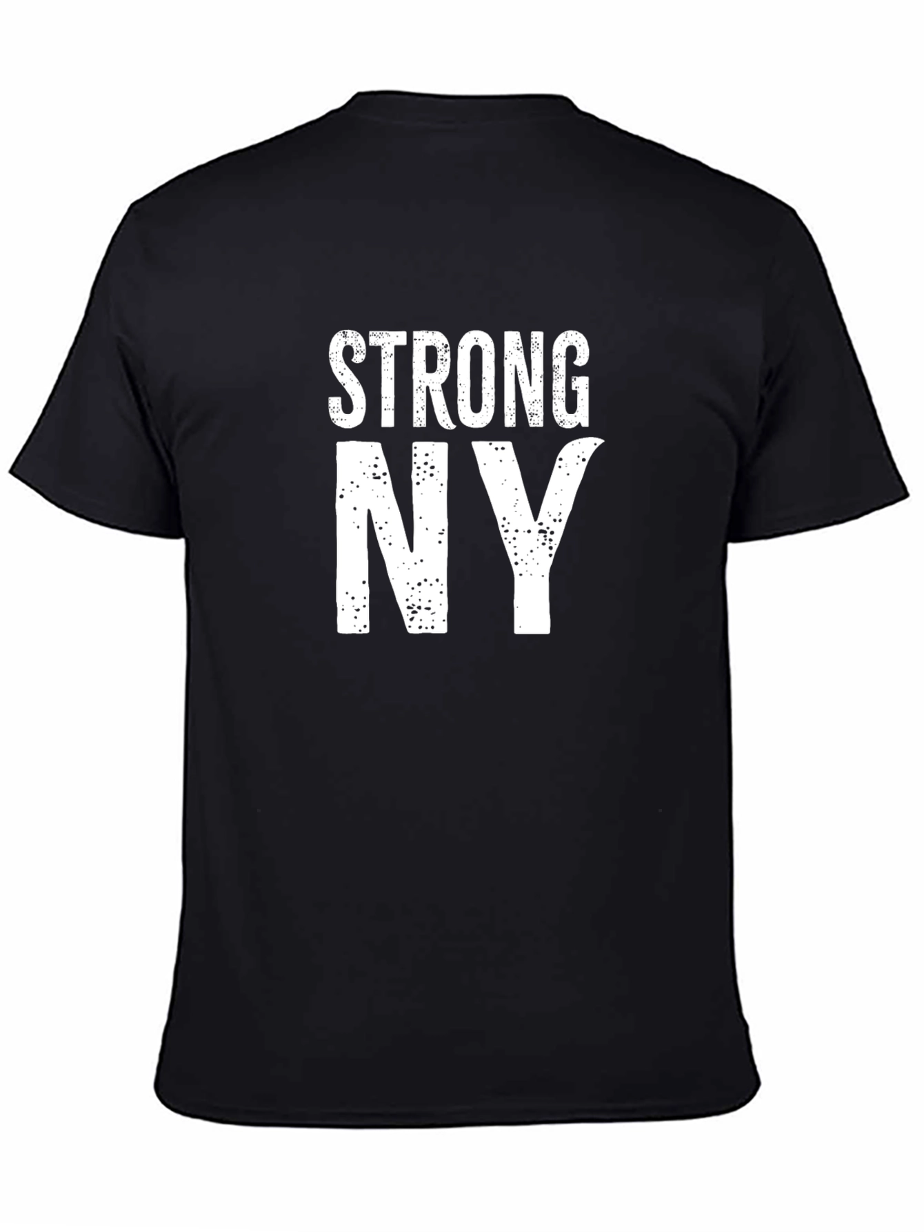 Strong NY Graphic Tee - Mens Black T-Shirt