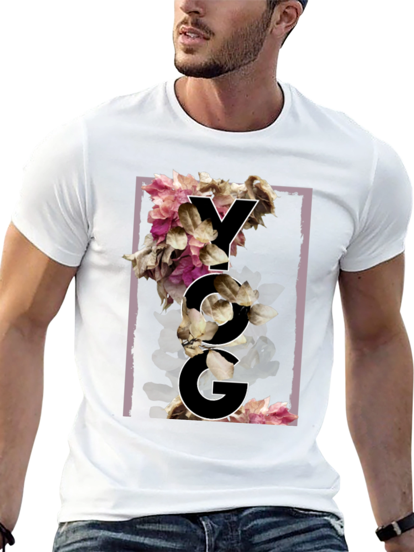 Floral Graphic Tee - YG Design
