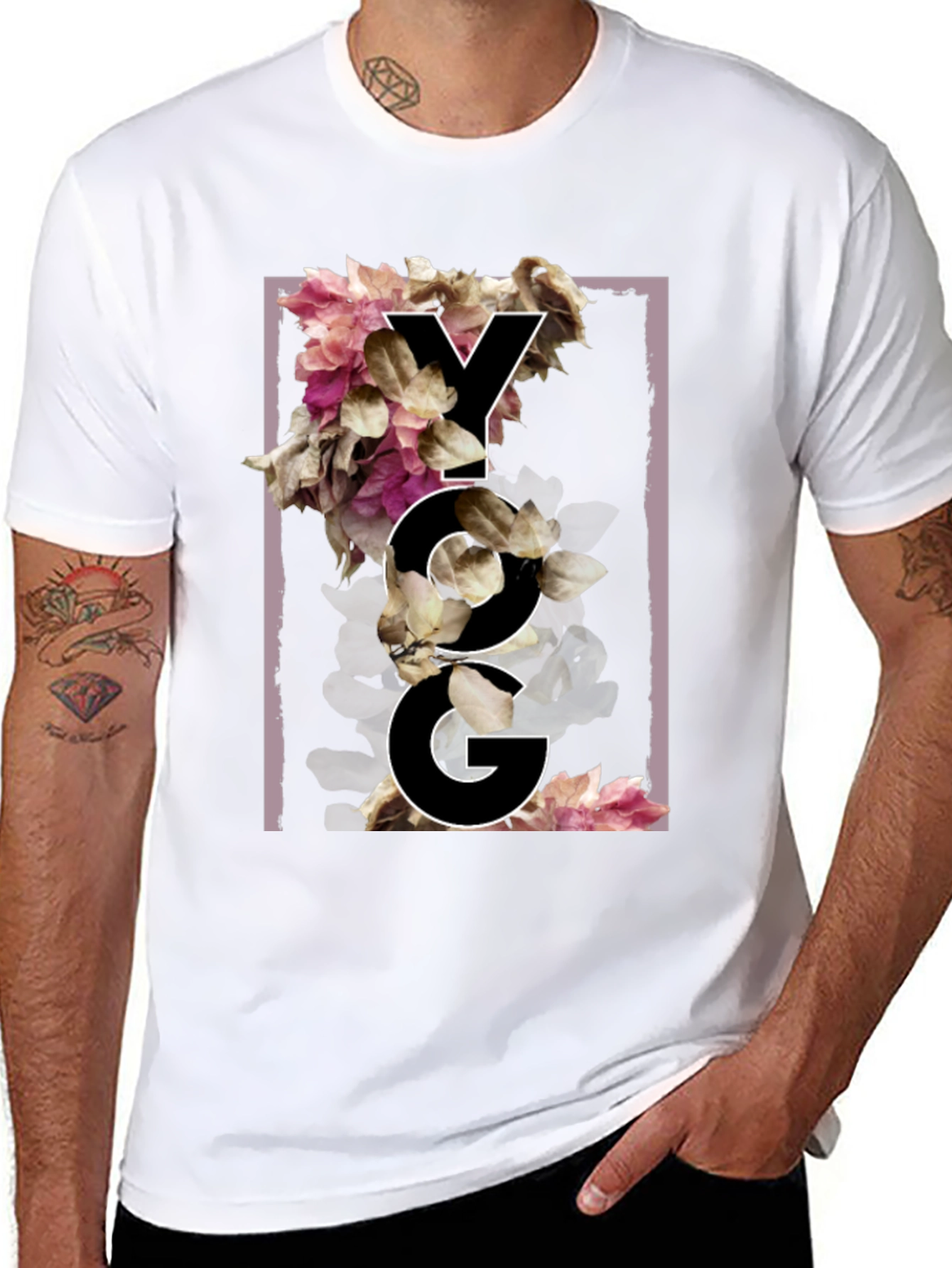 Floral Graphic Tee - YG Design