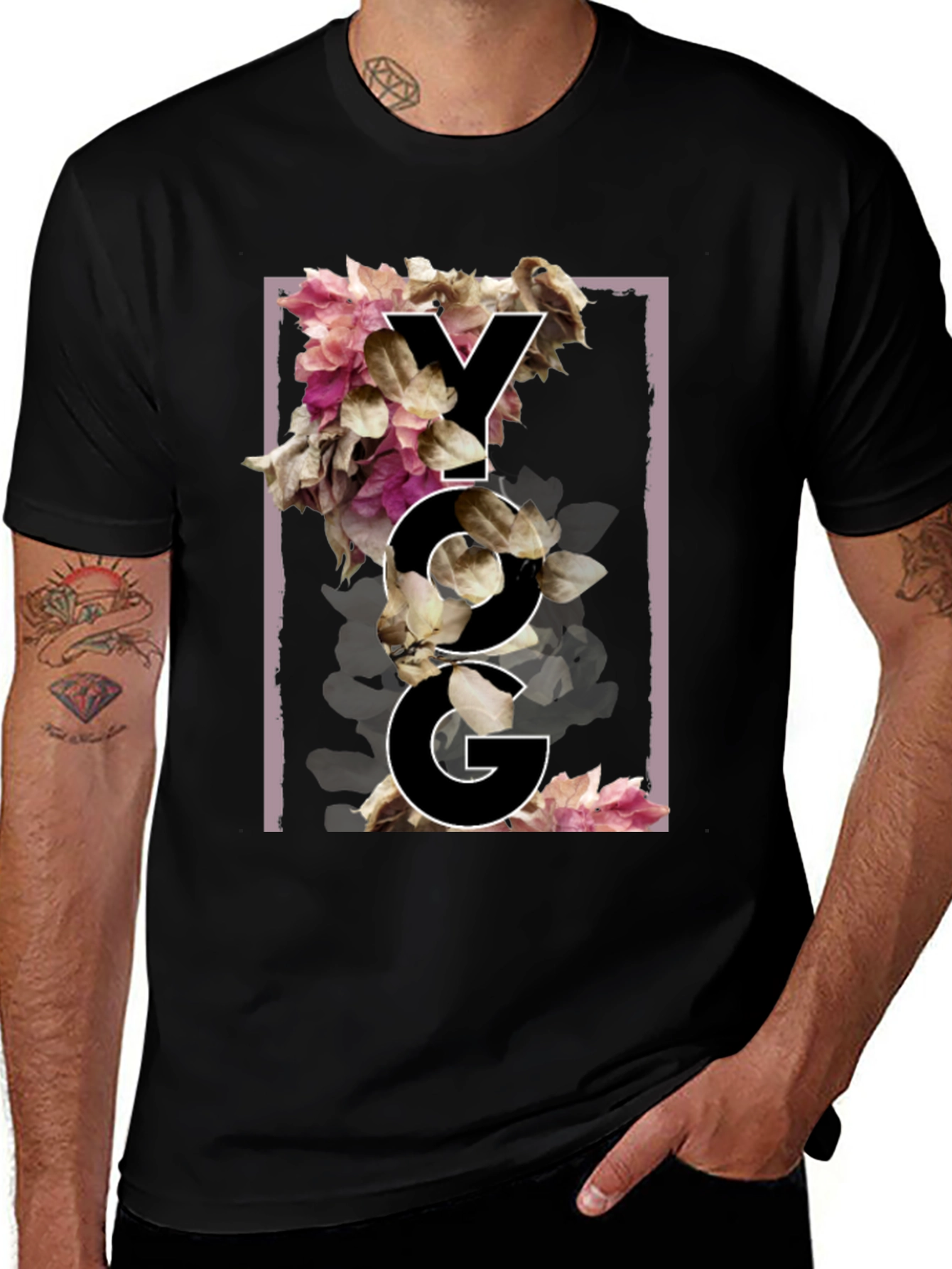 Floral Graphic Tee - YG Design