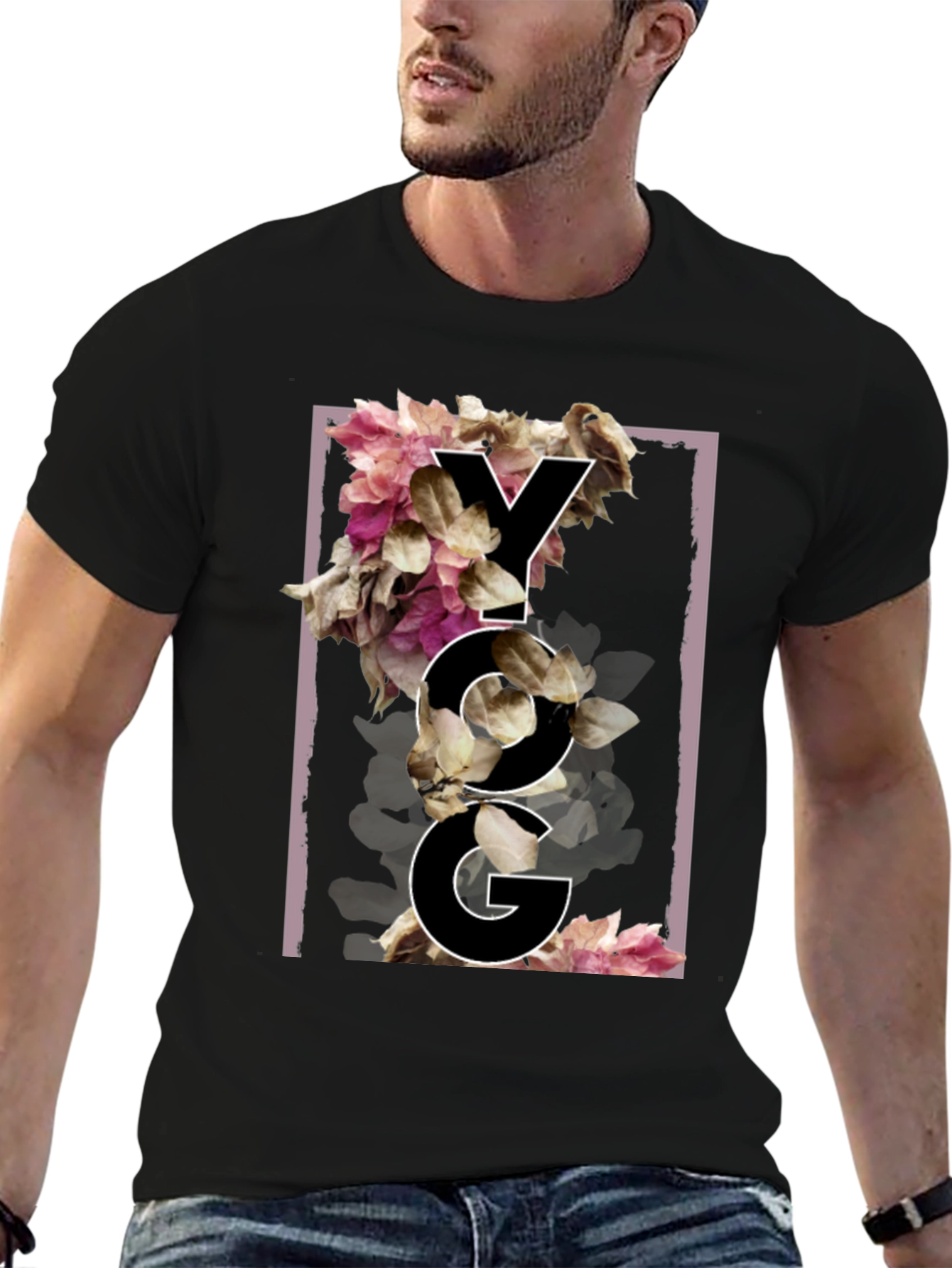 Floral Graphic Tee - YG Design