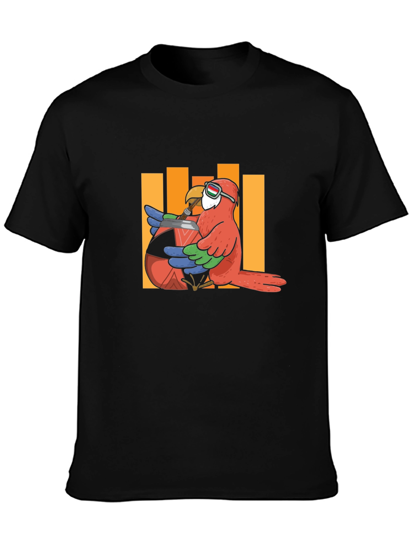 Parrot Drinking Mate T-Shirt - Unique Graphic Tee