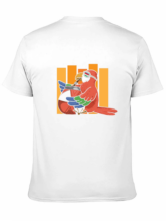 Parrot Drinking Mate T-Shirt - Unique Graphic Tee