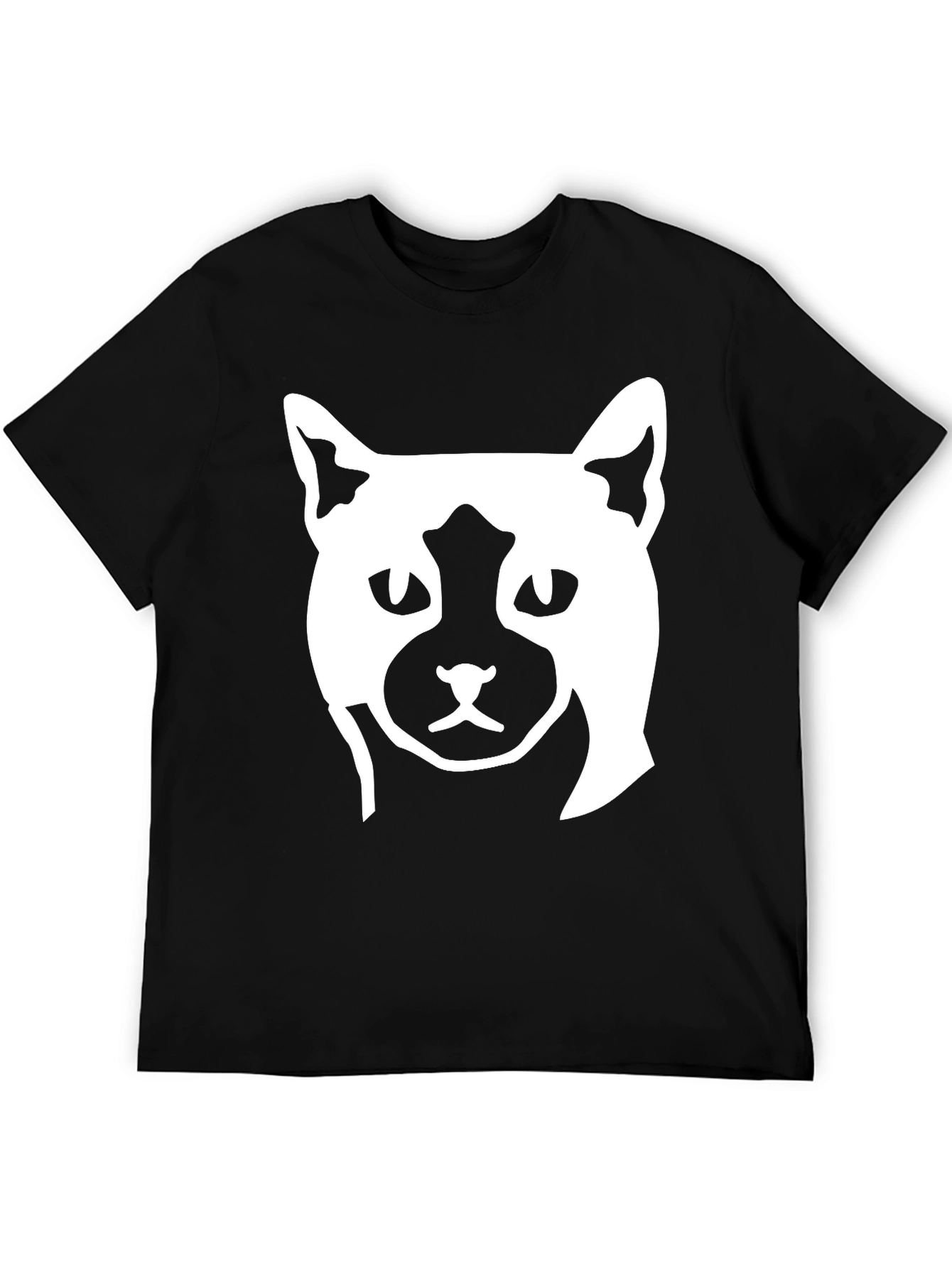 Cat Graphic Print T-Shirt
