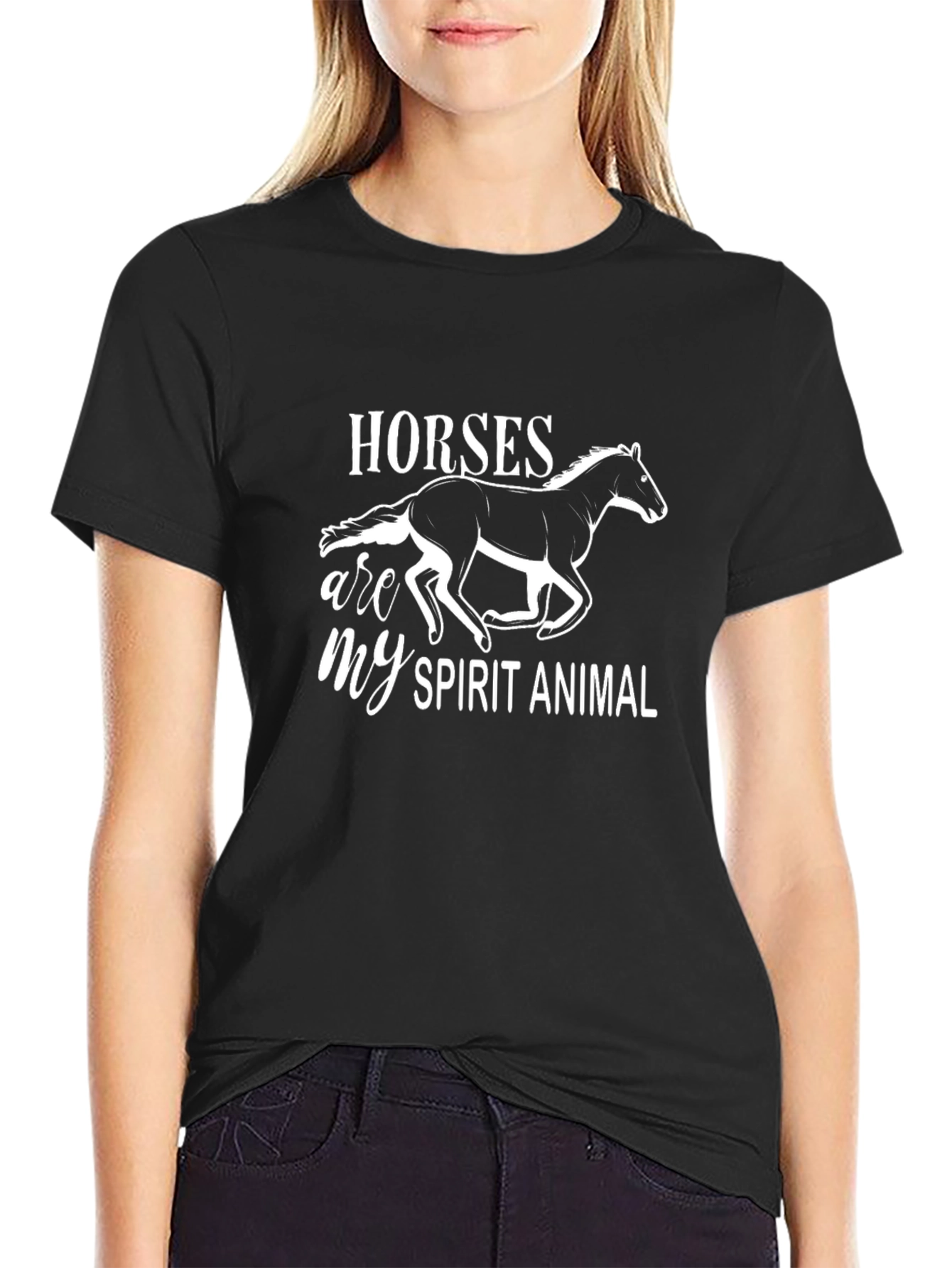 Horses Are My Spirit Animal Graphic Tee