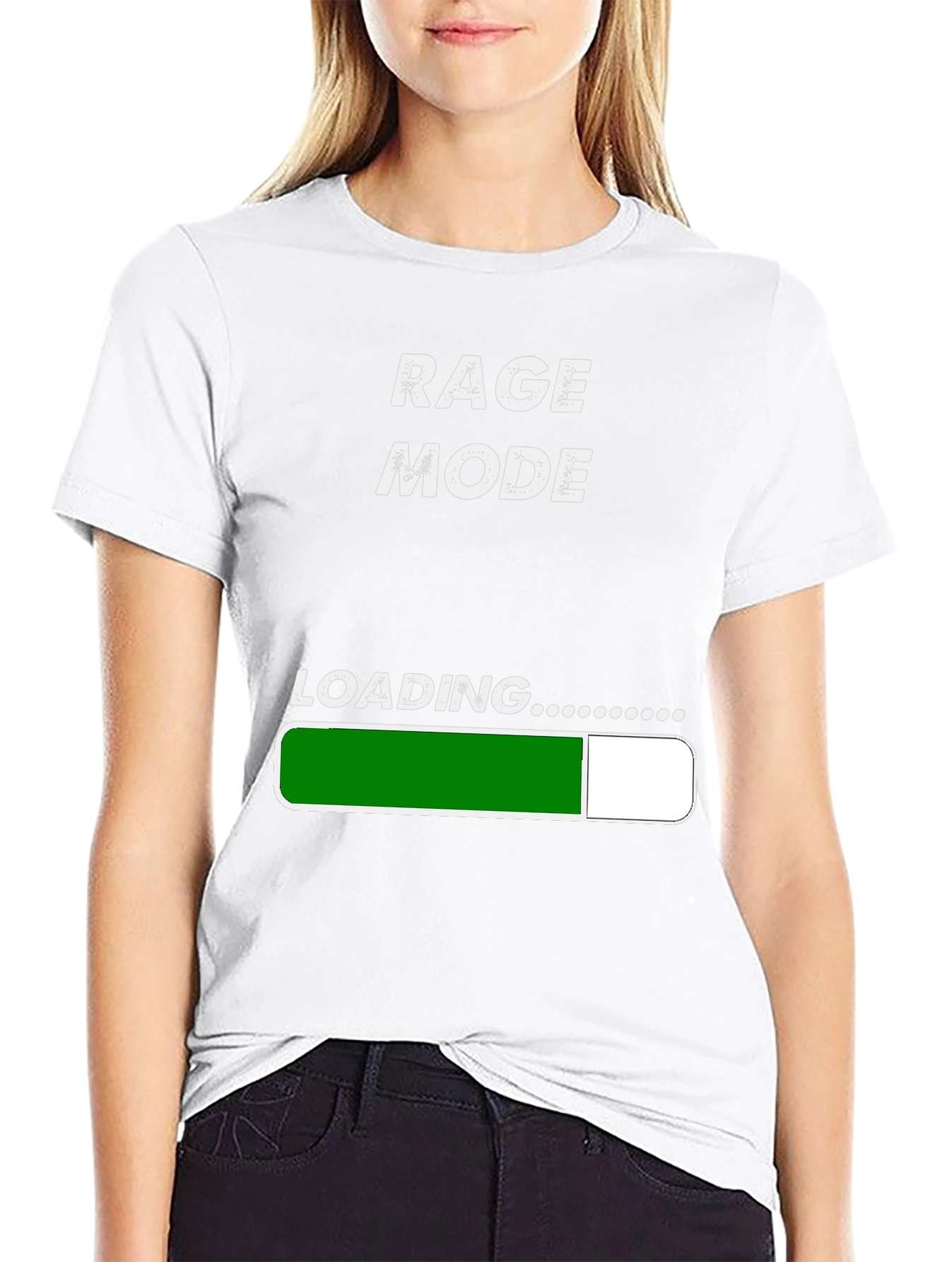 Rage Mode Loading Funny Graphic Tee