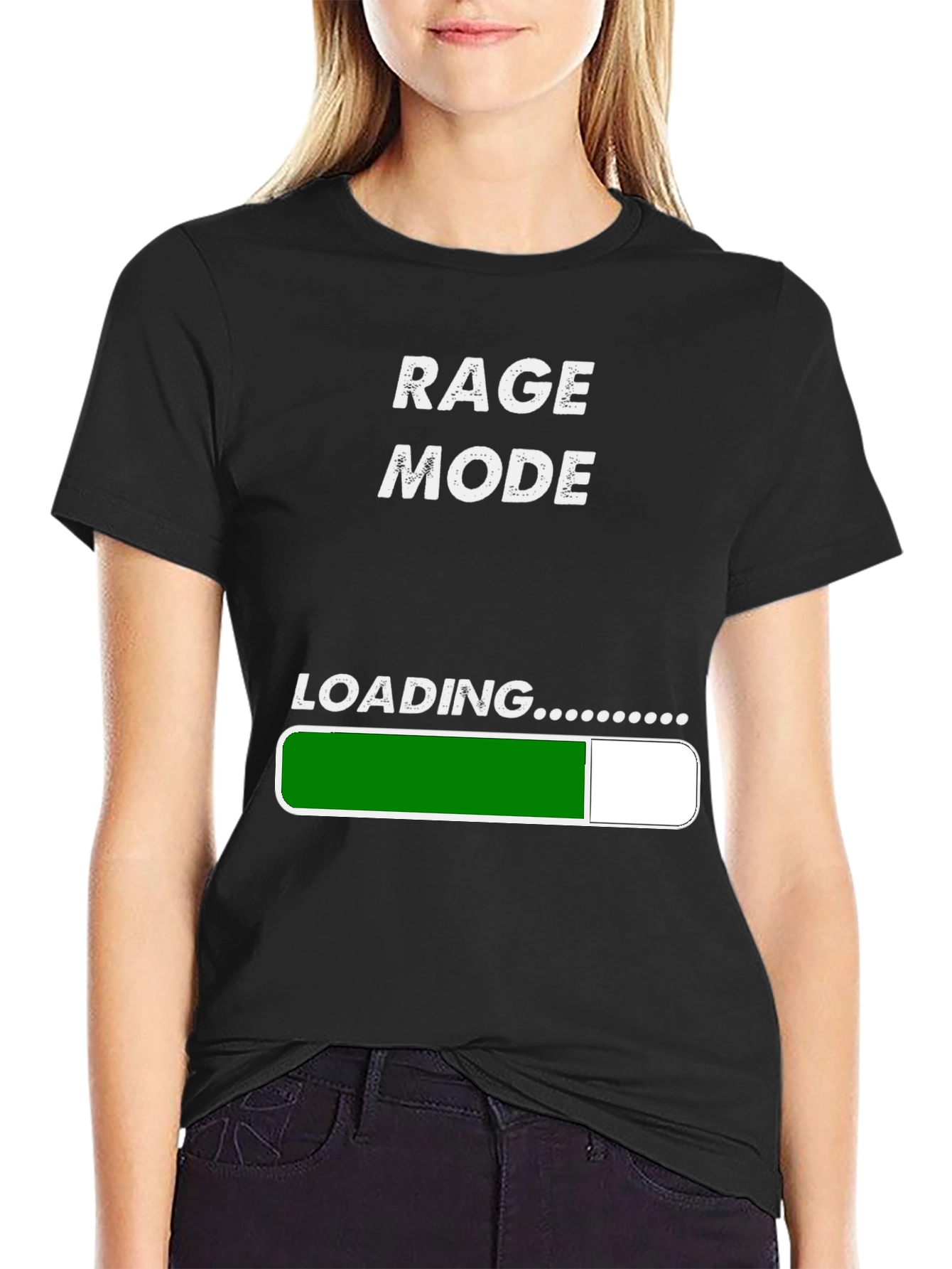 Rage Mode Loading Funny Graphic Tee