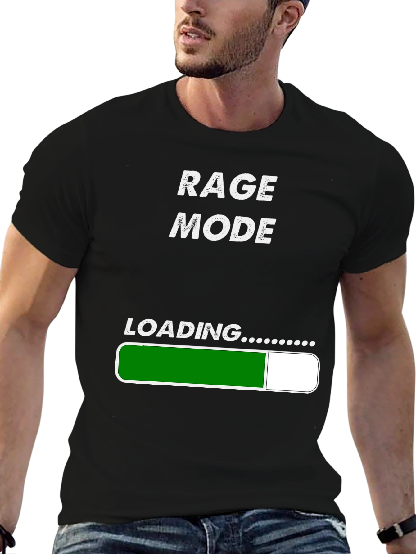 Rage Mode Loading Funny Graphic Tee