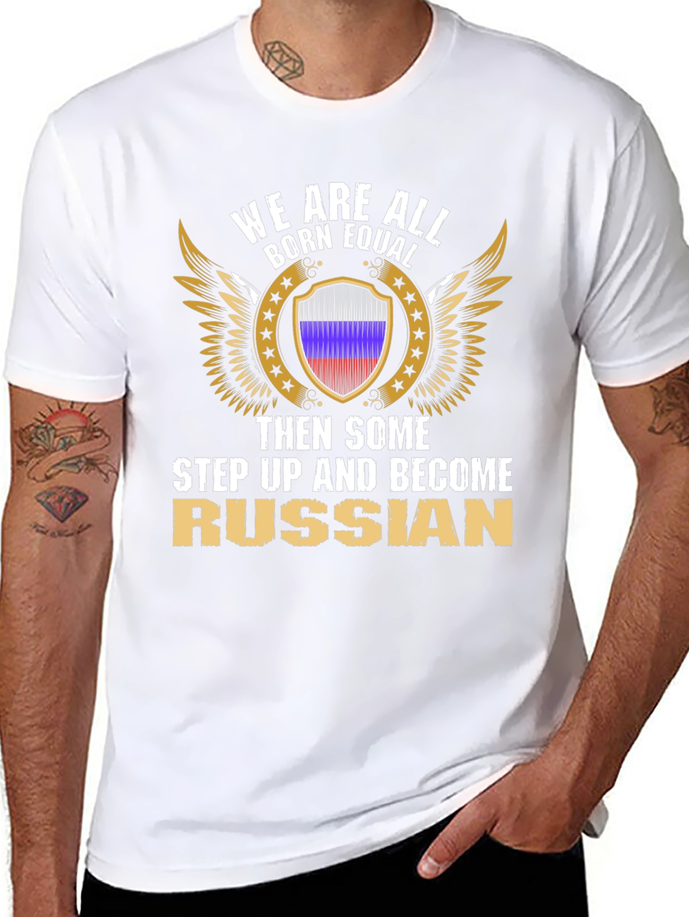 Born Equal Russian T-Shirt