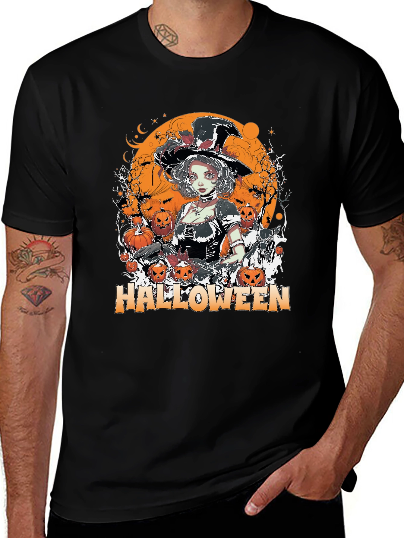 Halloween Witch T-Shirt - Spooky Season Tee