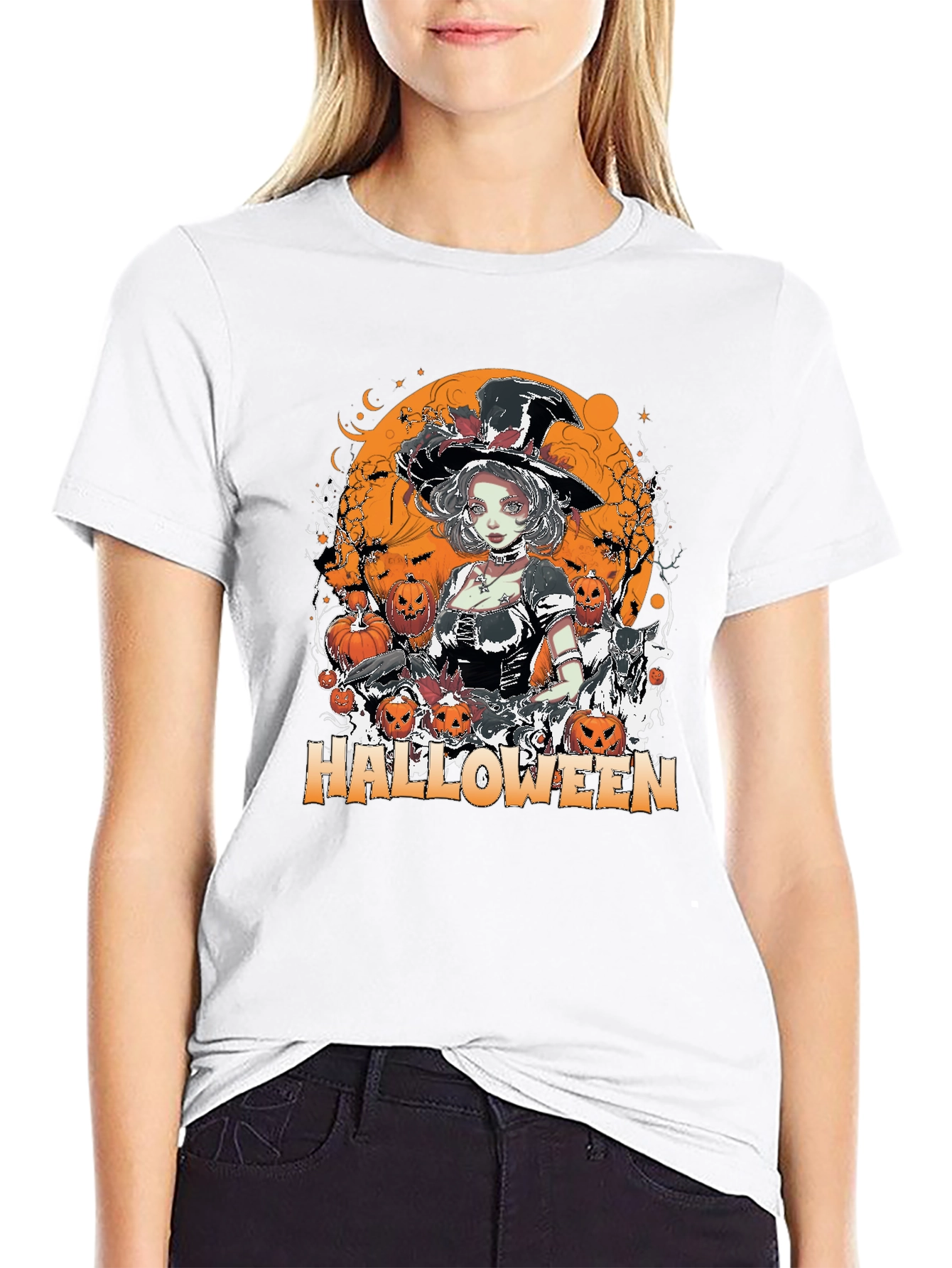 Halloween Witch T-Shirt - Spooky Season Tee