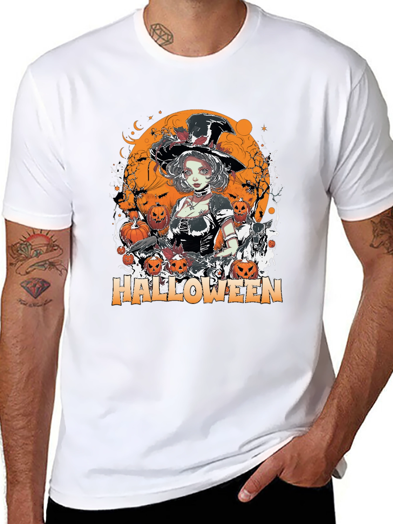 Halloween Witch T-Shirt - Spooky Season Tee