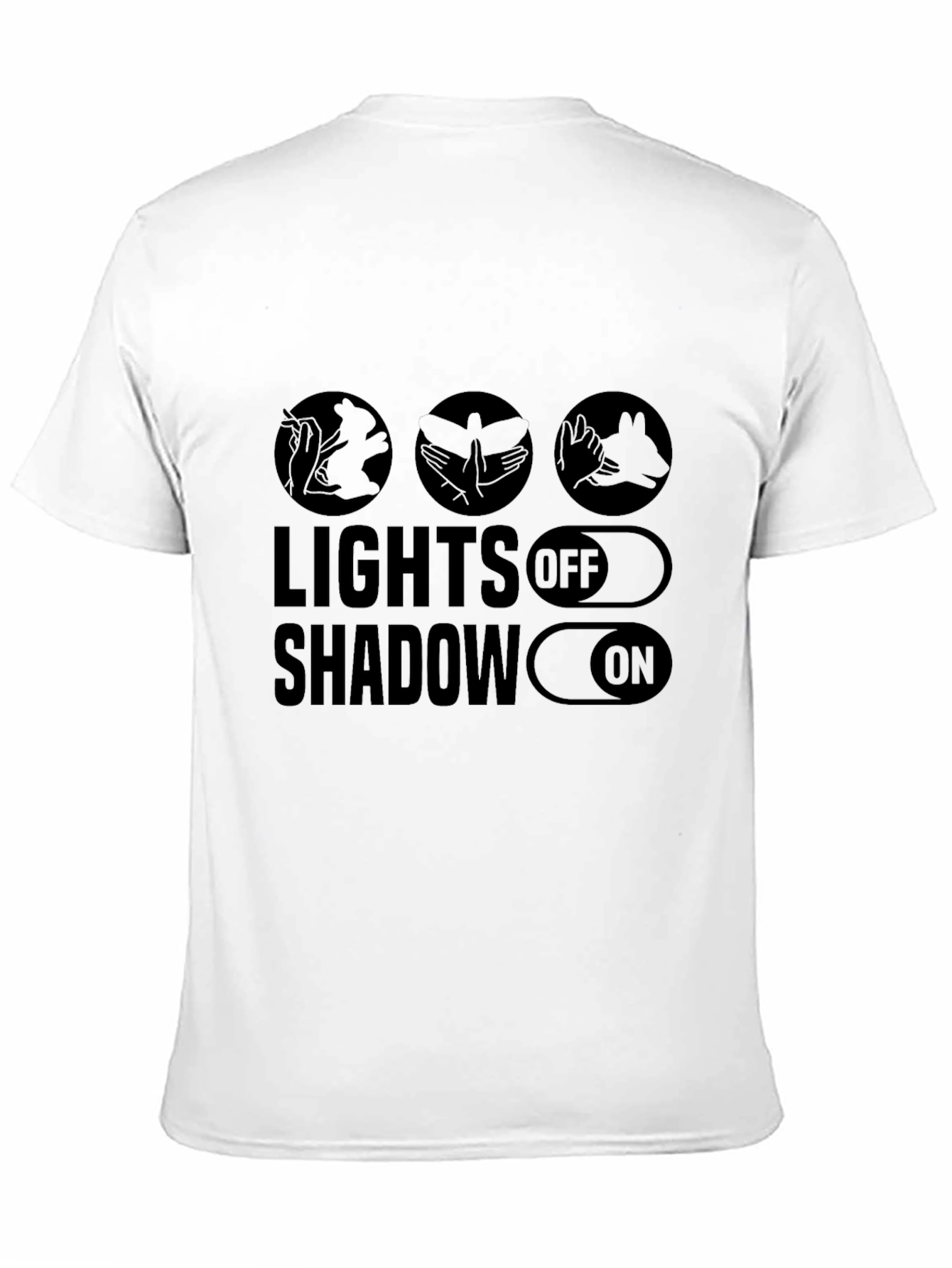 Lights Off Shadow On Graphic Tee