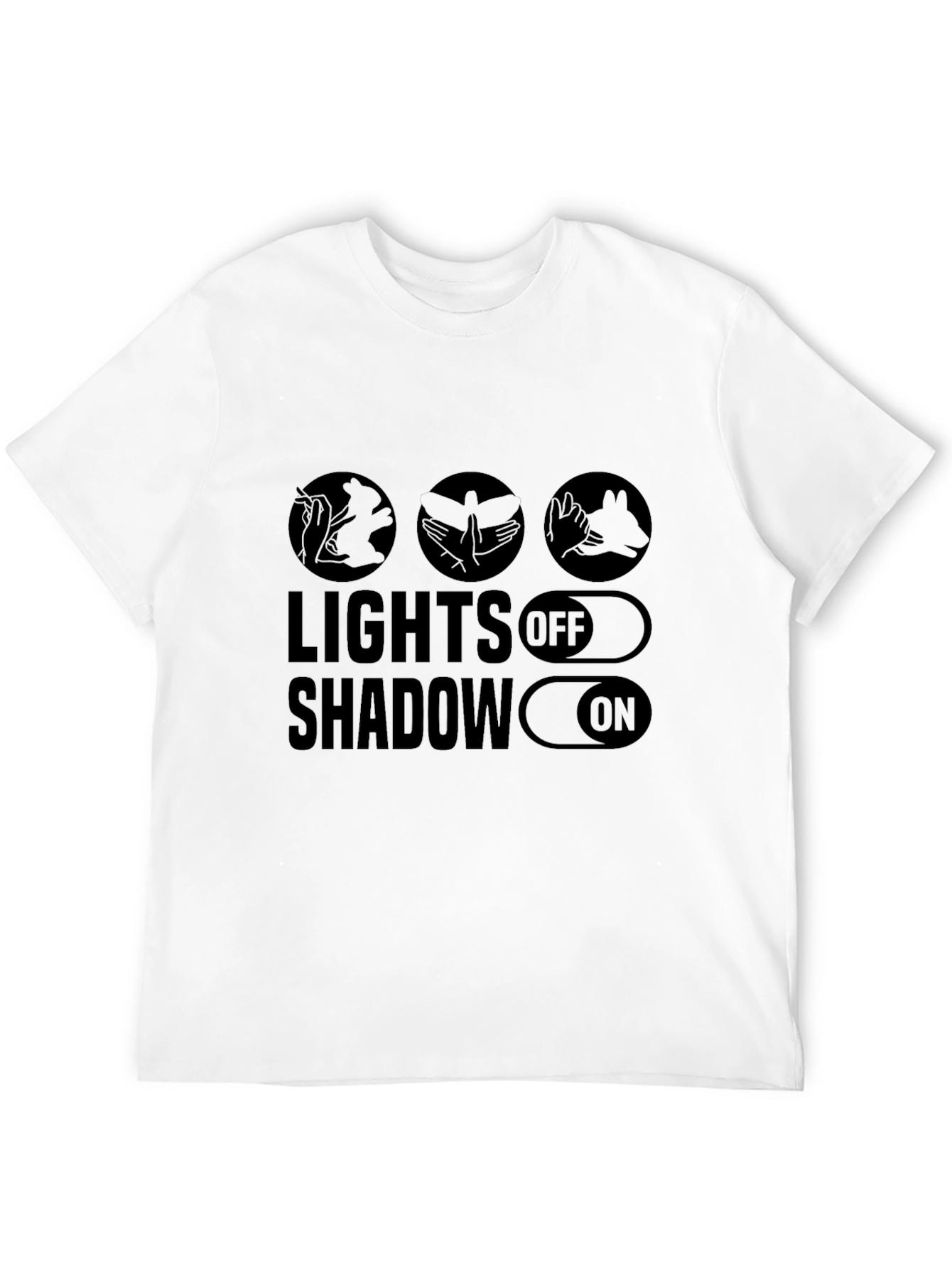 Lights Off Shadow On Graphic Tee