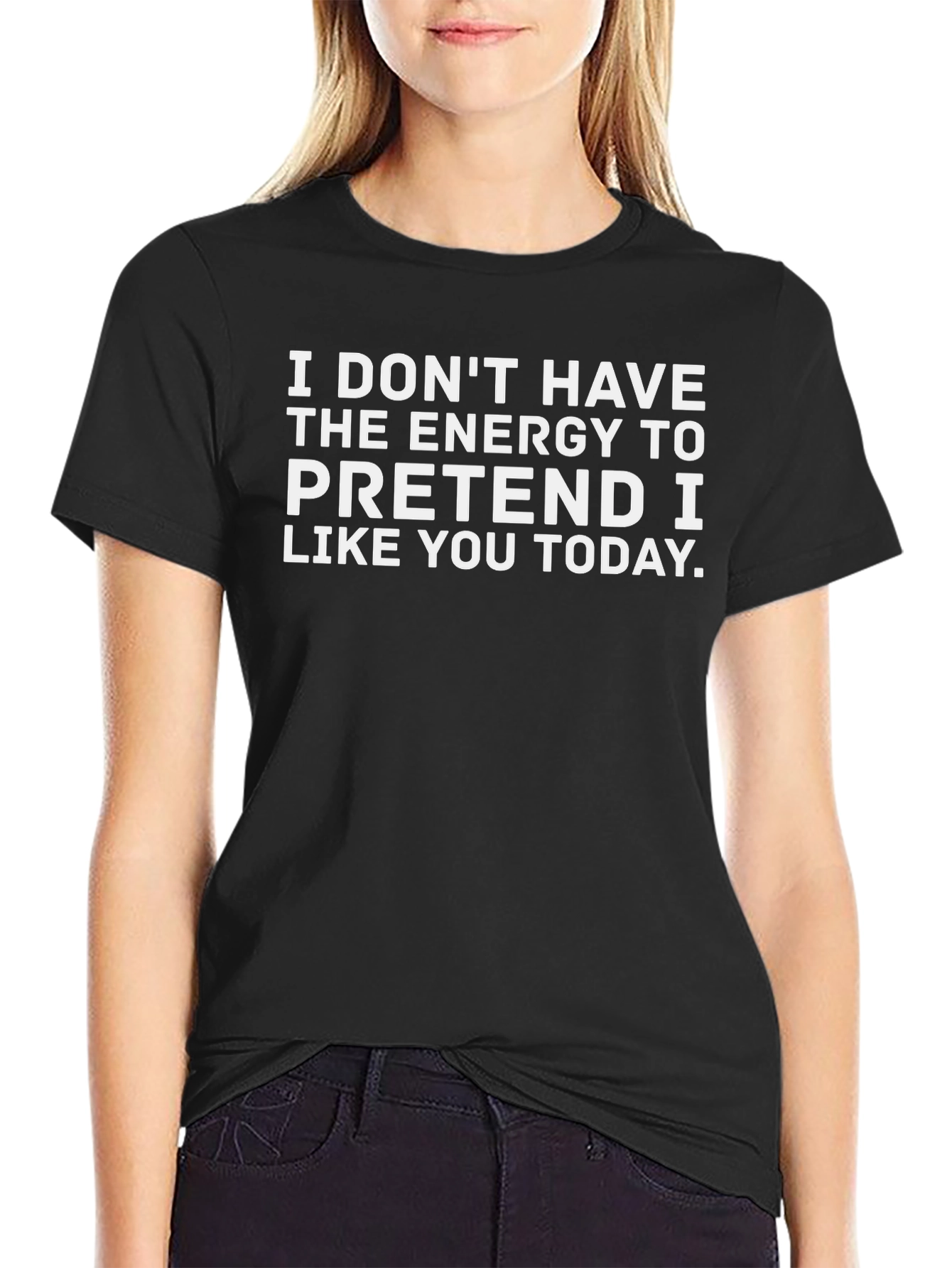 Funny I Dont Have The Energy Graphic Tee