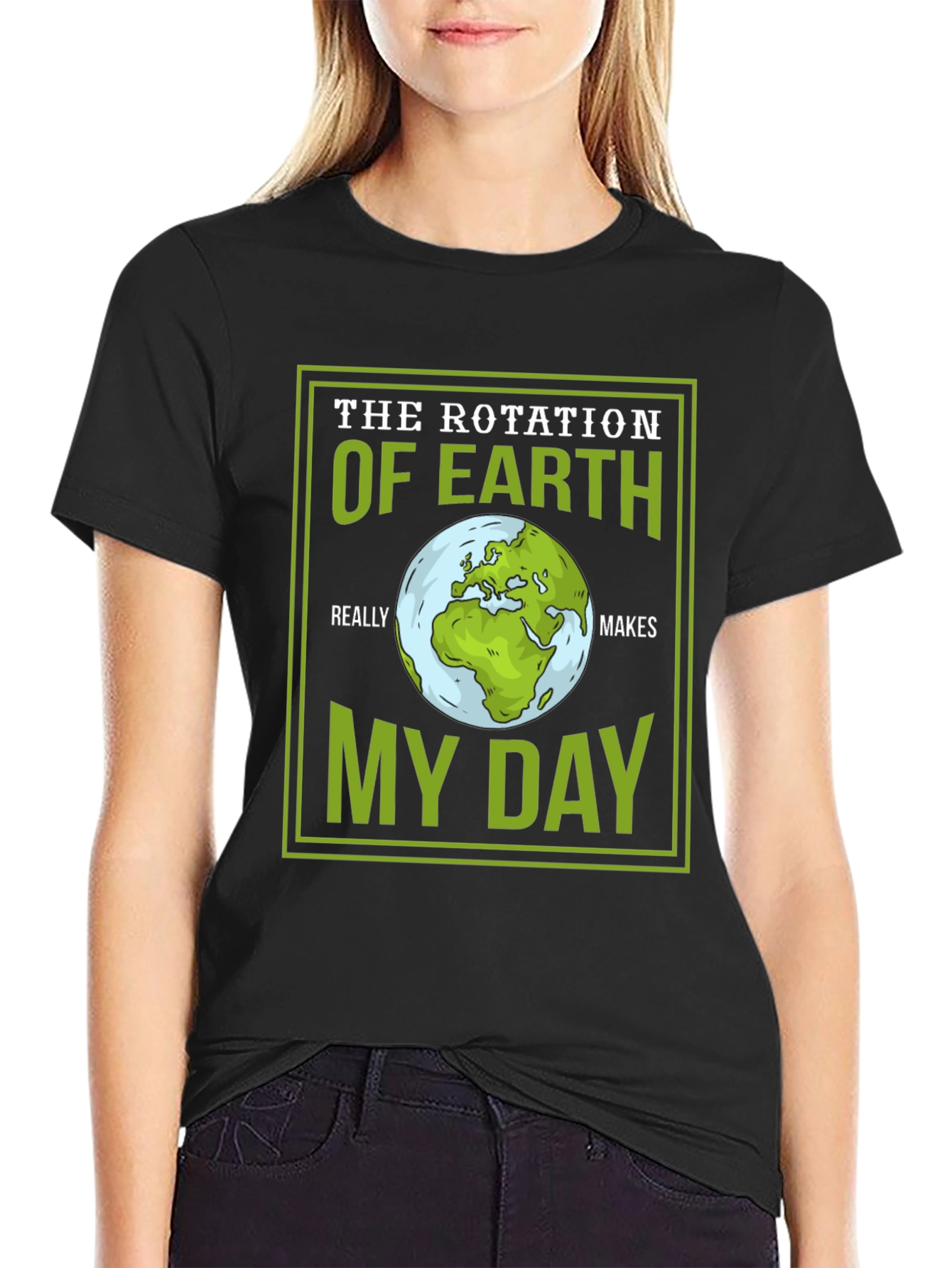 Earth Rotation T-Shirt - Funny Science Tee