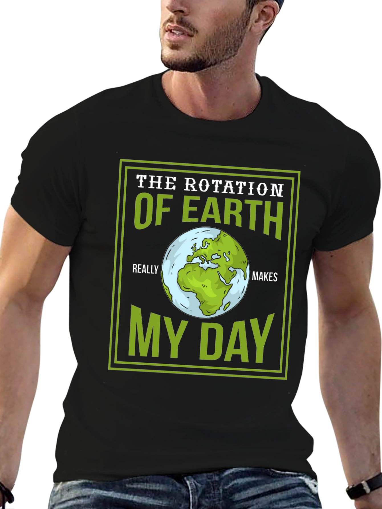 Earth Rotation T-Shirt - Funny Science Tee