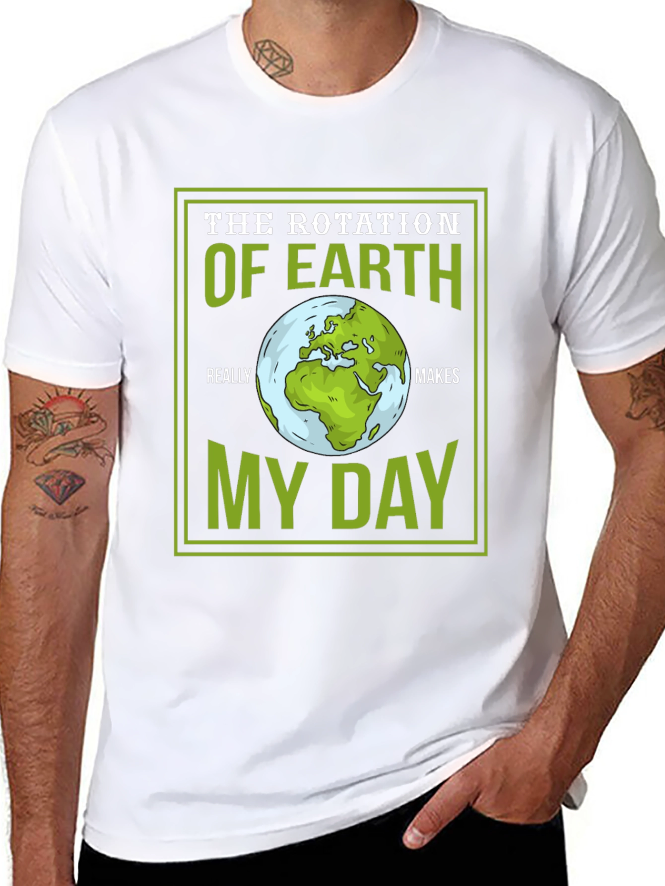 Earth Rotation T-Shirt - Funny Science Tee