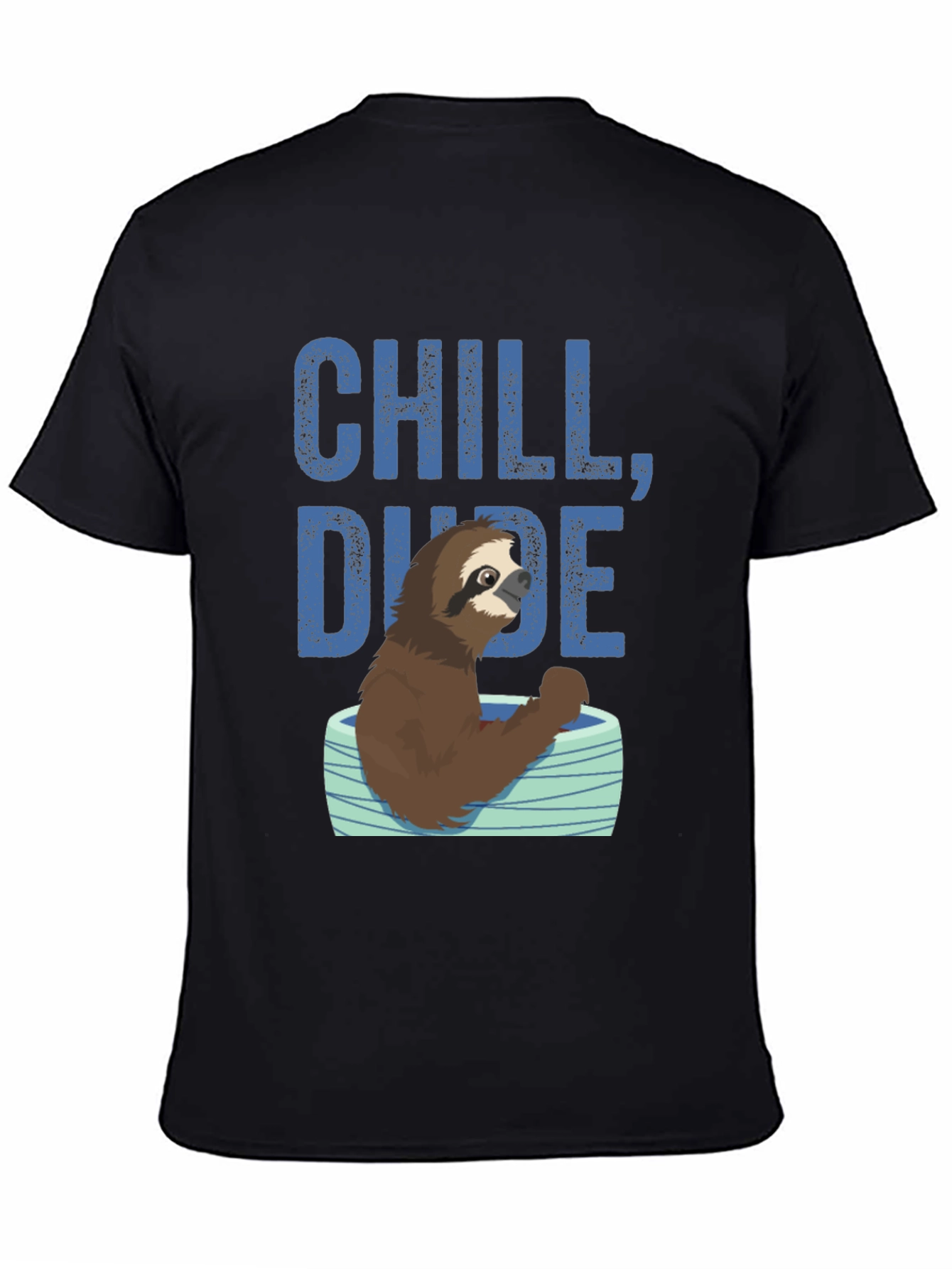 Chill Dude Sloth Graphic Tee - Relaxed Fit