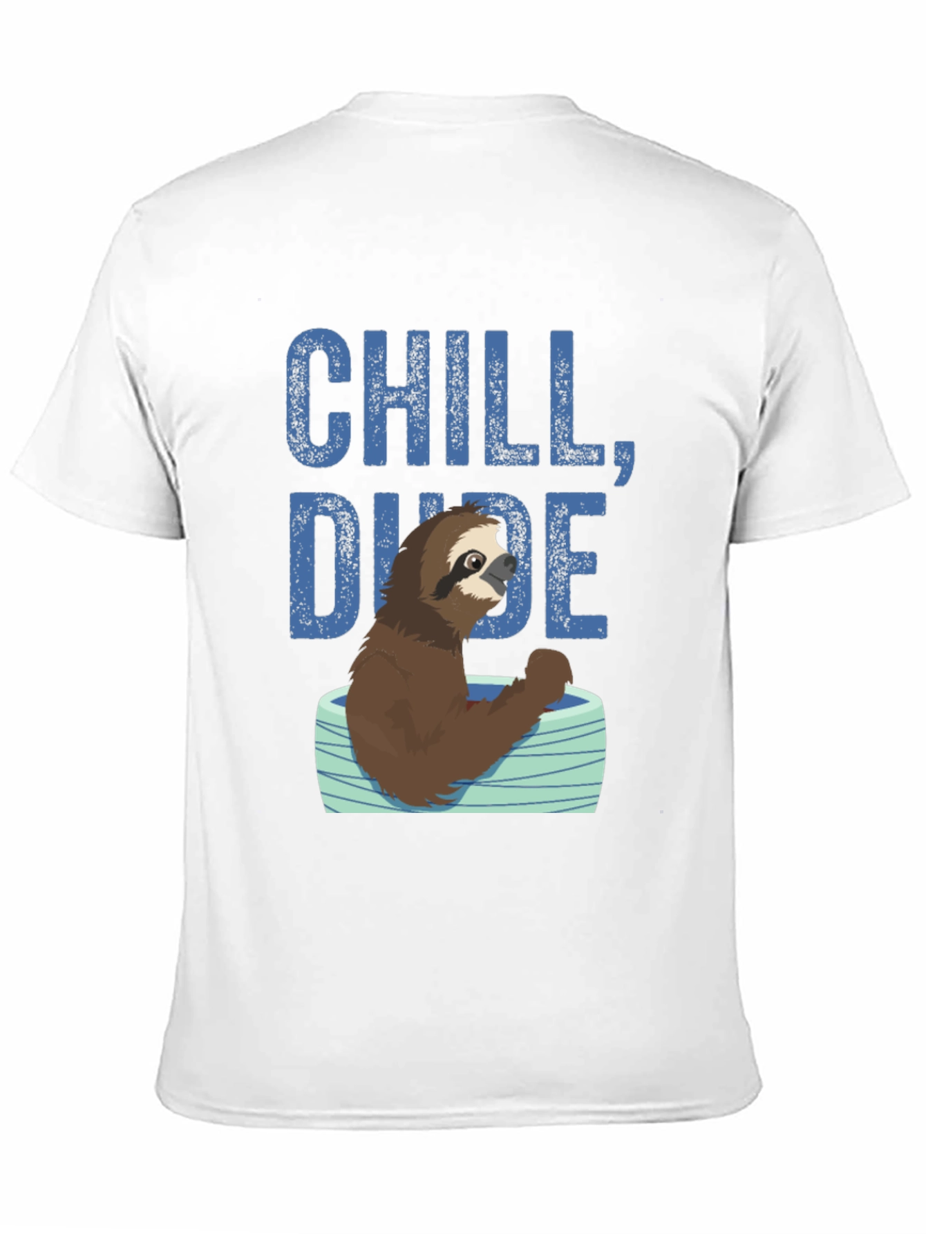 Chill Dude Sloth Graphic Tee - Relaxed Fit