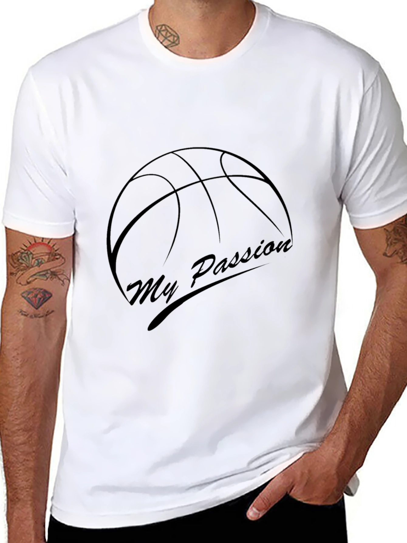 My Passion Basketball Graphic T-Shirt