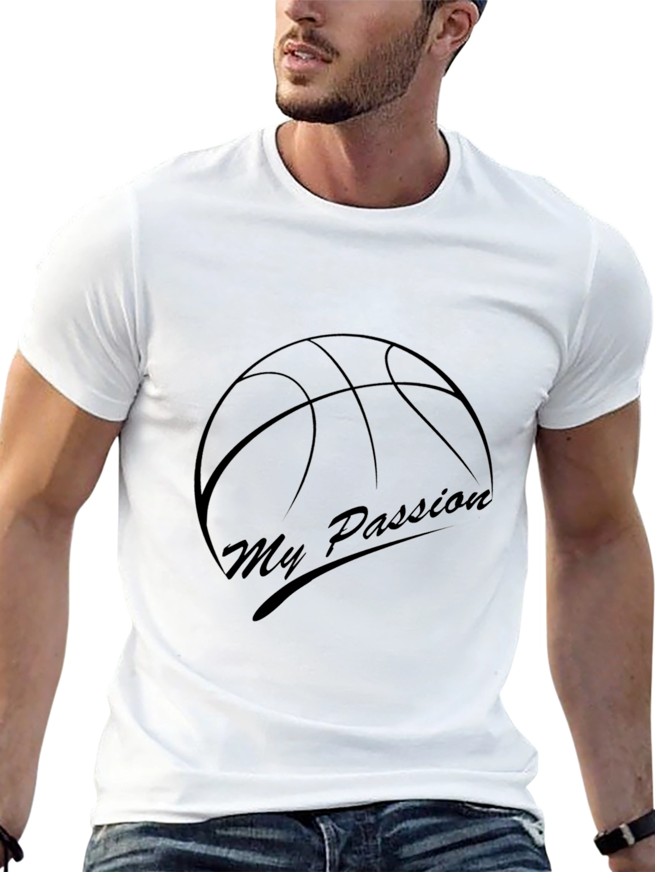 My Passion Basketball Graphic T-Shirt