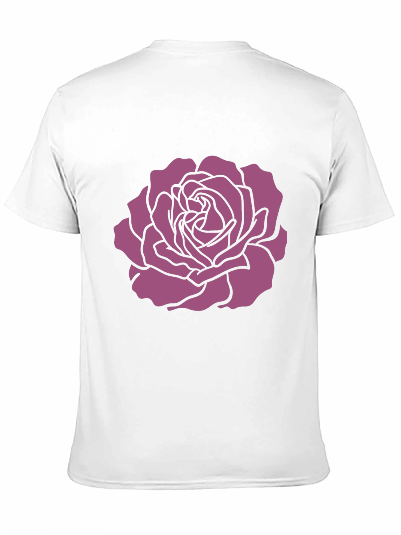 Rose Graphic Tee - Stylish Black T-Shirt
