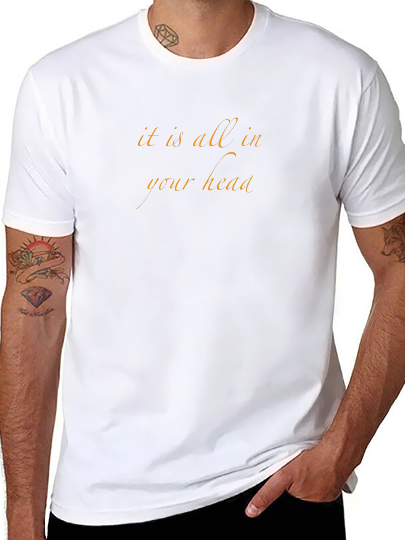 It is All In Your Head Black T-Shirt