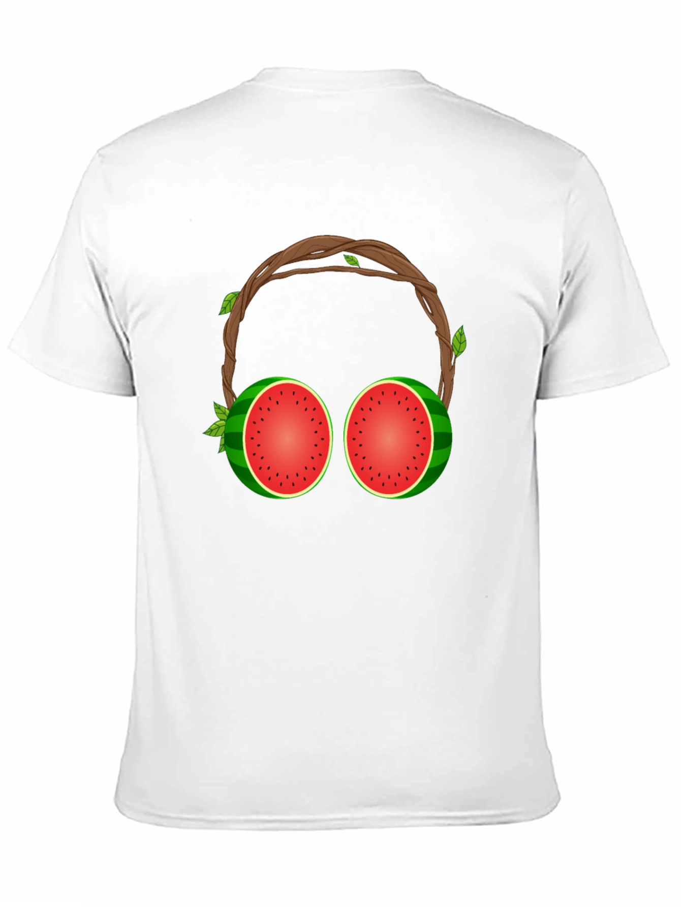 Watermelon Headphones Graphic T-Shirt