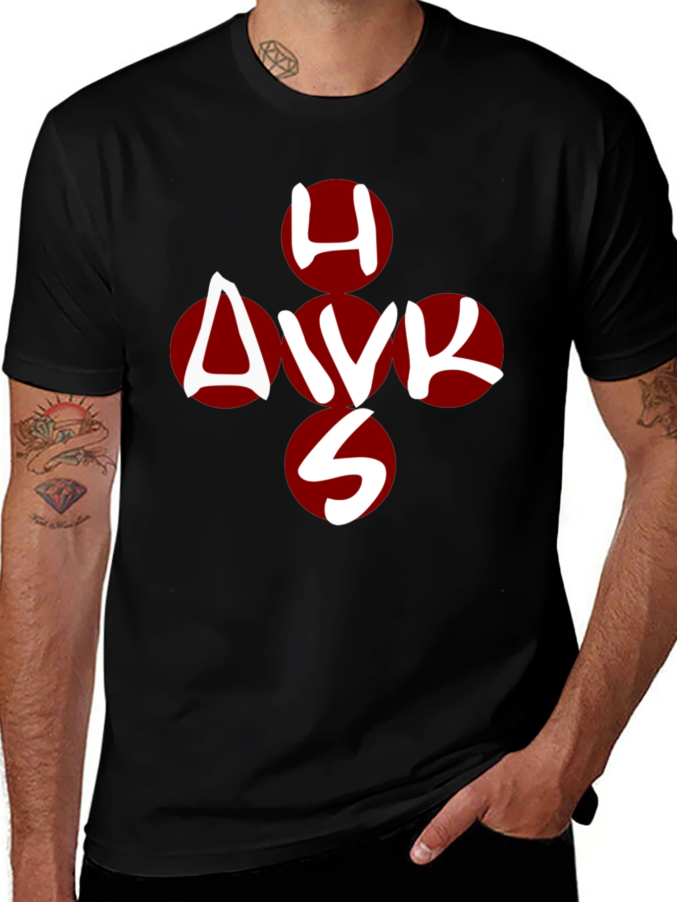 HDUKS Graphic Tee - Trendy Black T-Shirt