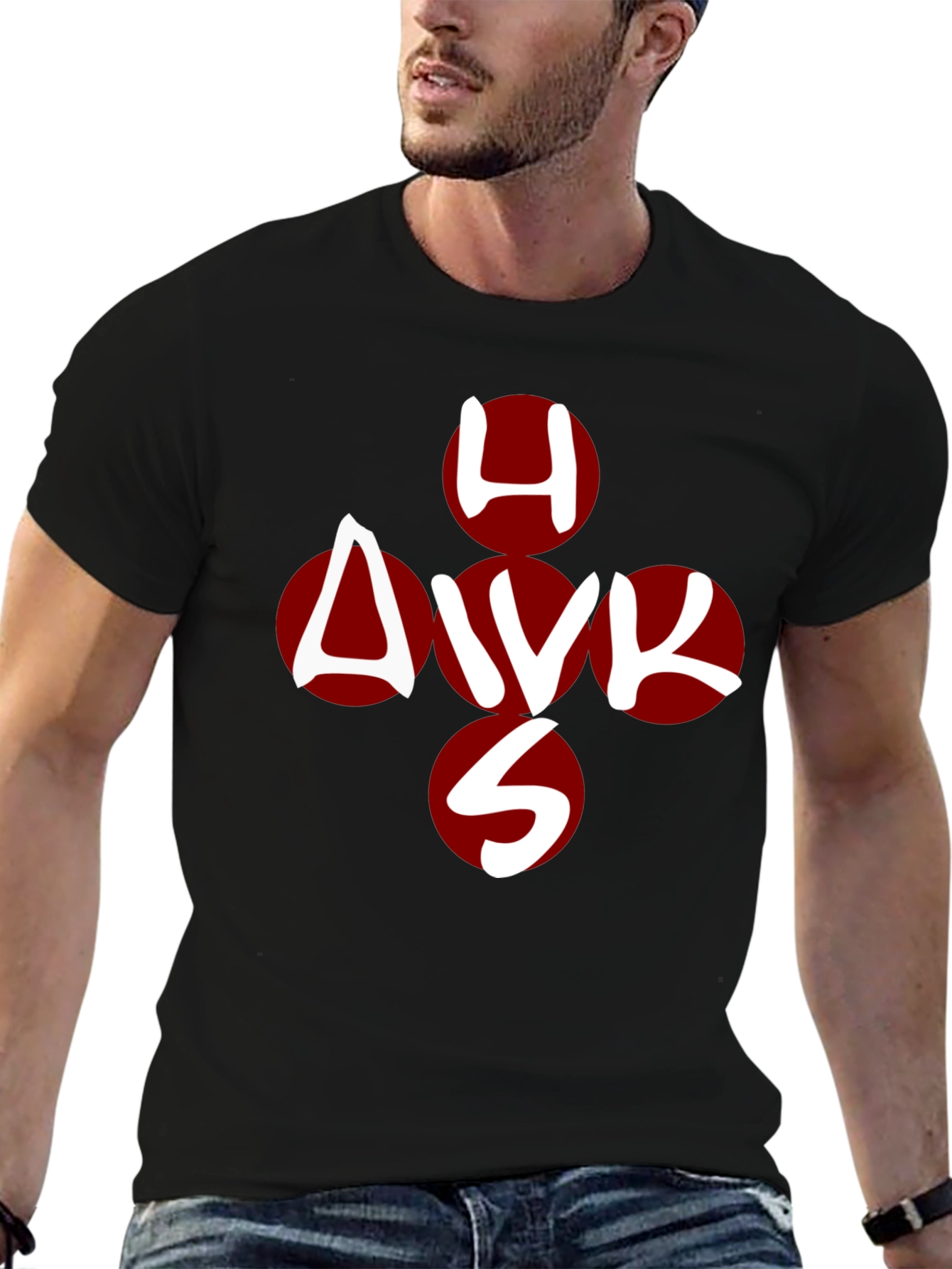 HDUKS Graphic Tee - Trendy Black T-Shirt