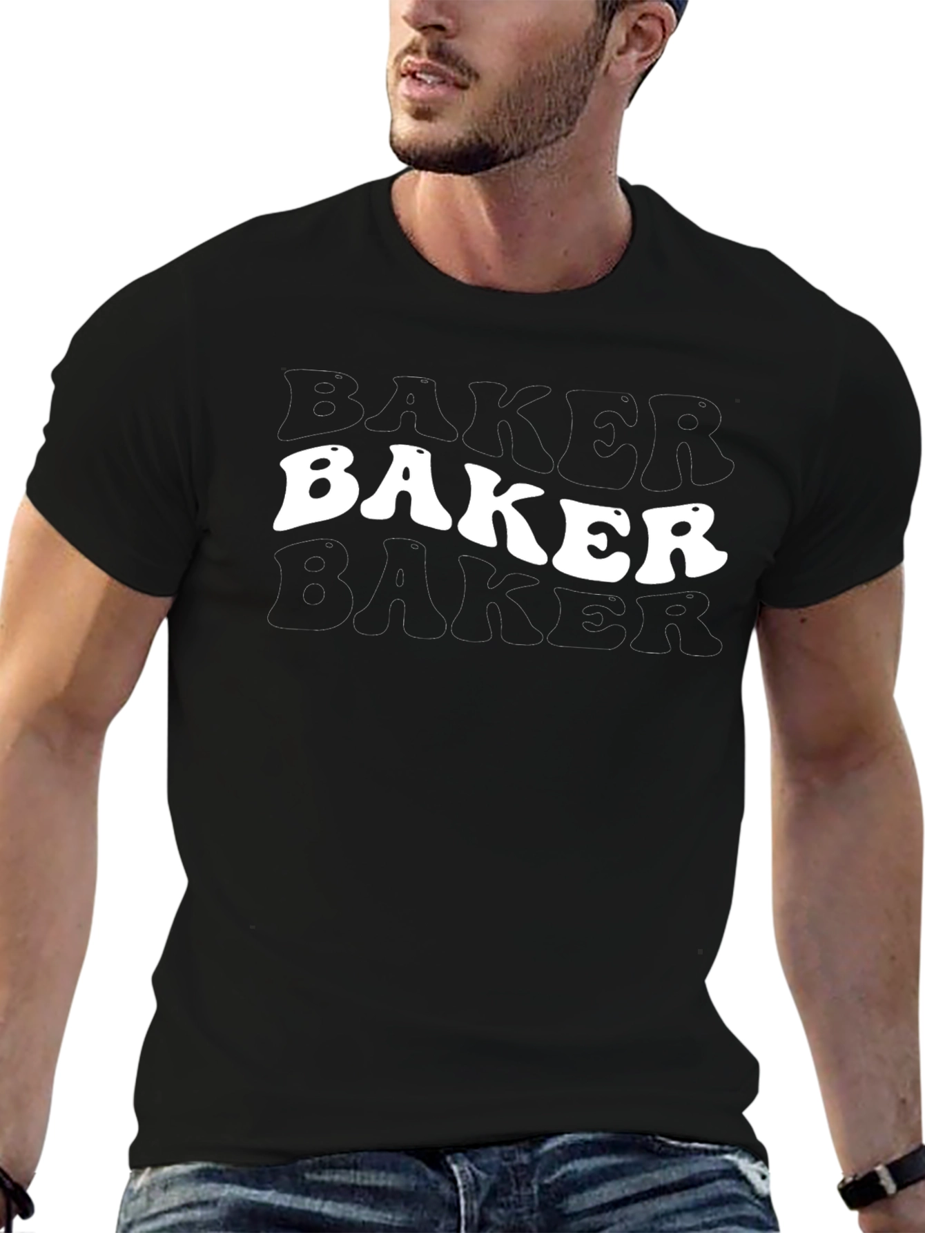 Baker Graphic Tee - Retro Style