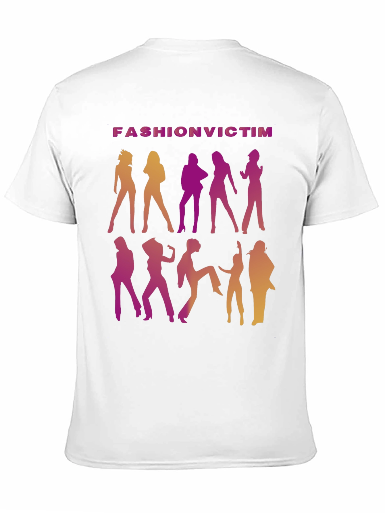 Fashion Victim Graphic T-Shirt - Retro Disco Style