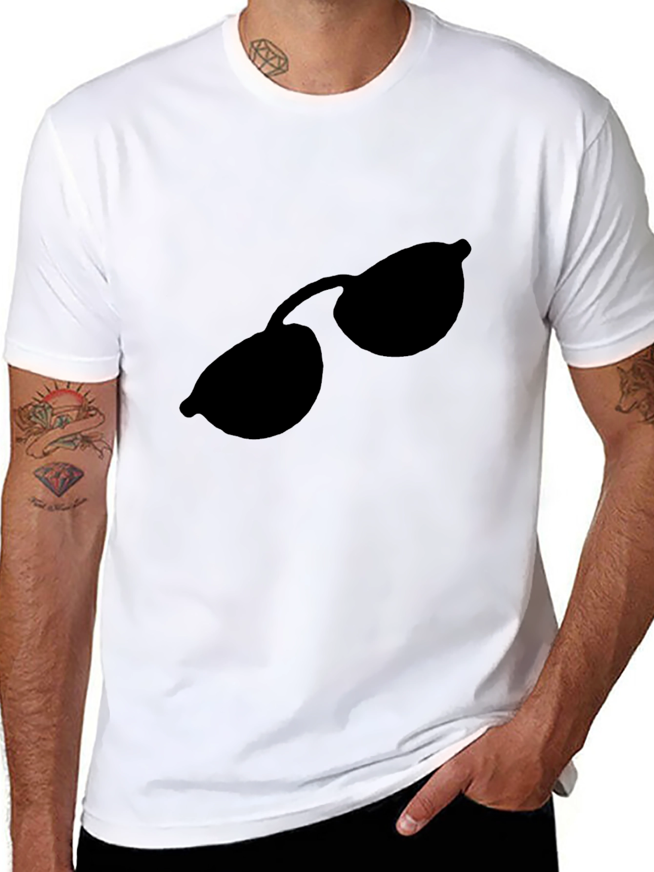 Cool Shades Black Graphic Tee