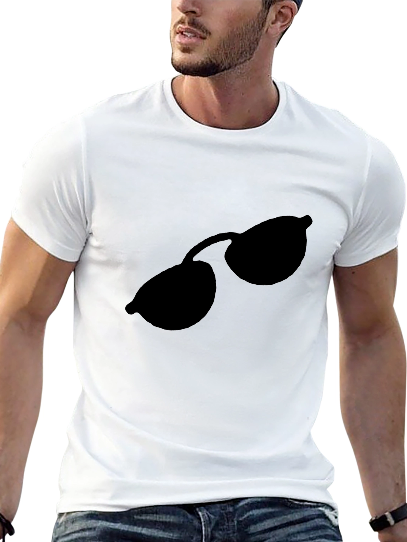 Cool Shades Black Graphic Tee