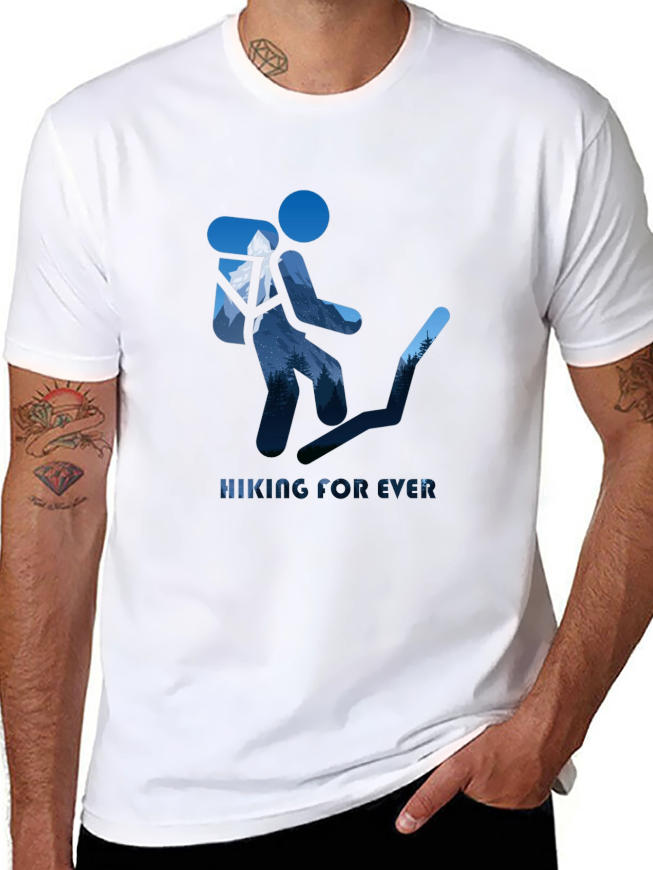 Hiking Forever Graphic T-Shirt