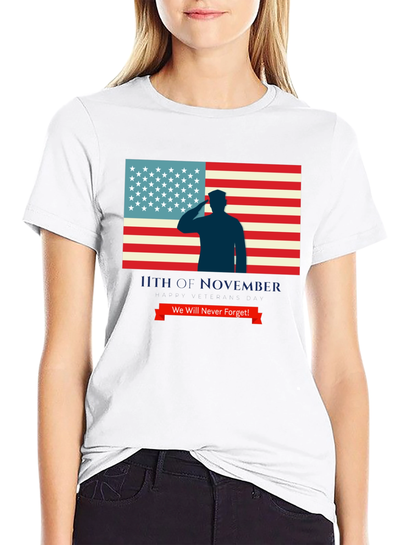Remembrance Day T-Shirt We Will Never Forget