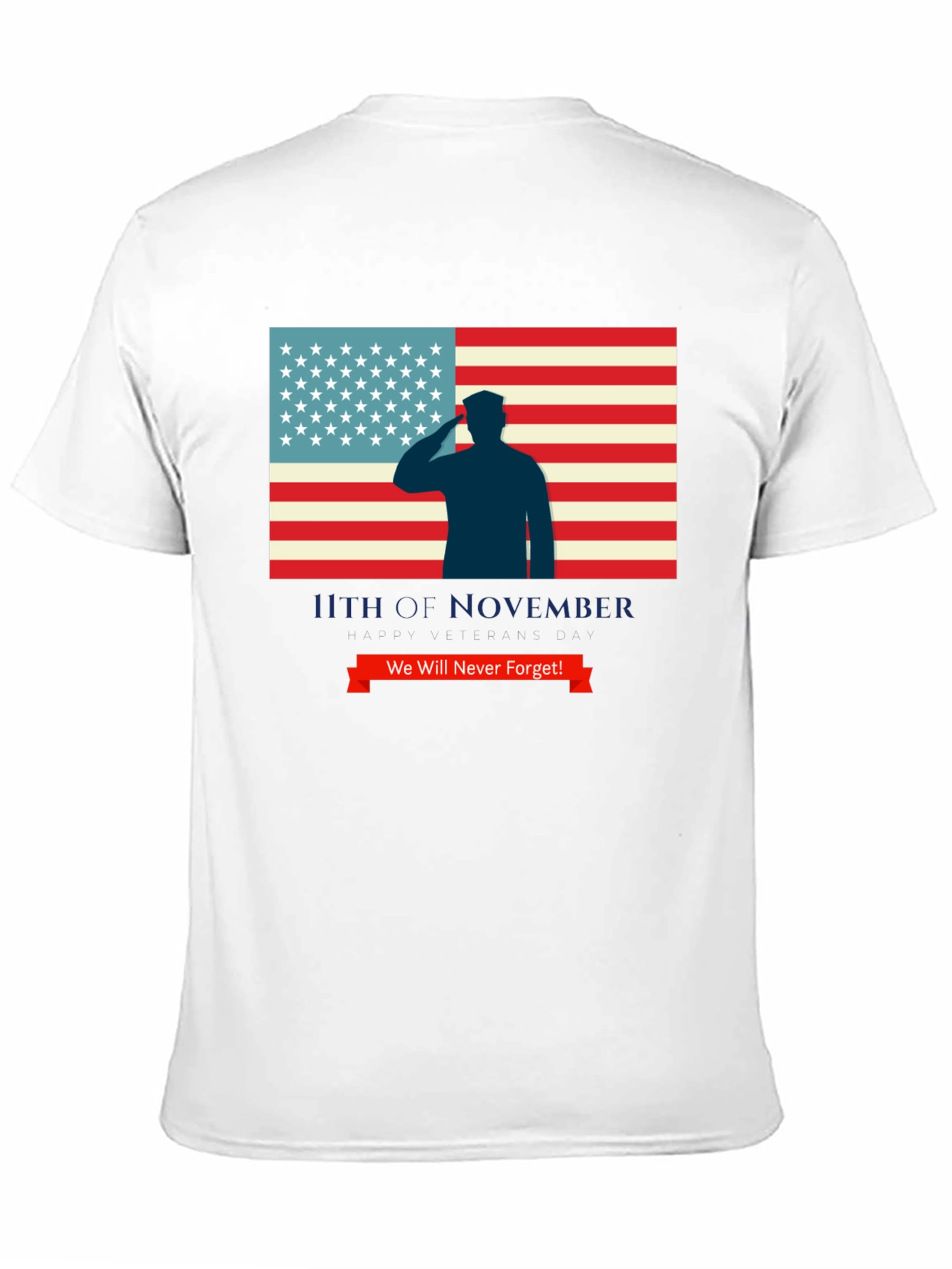 Remembrance Day T-Shirt We Will Never Forget