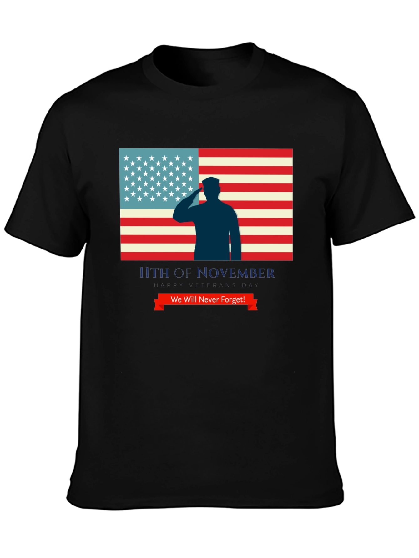 Remembrance Day T-Shirt We Will Never Forget