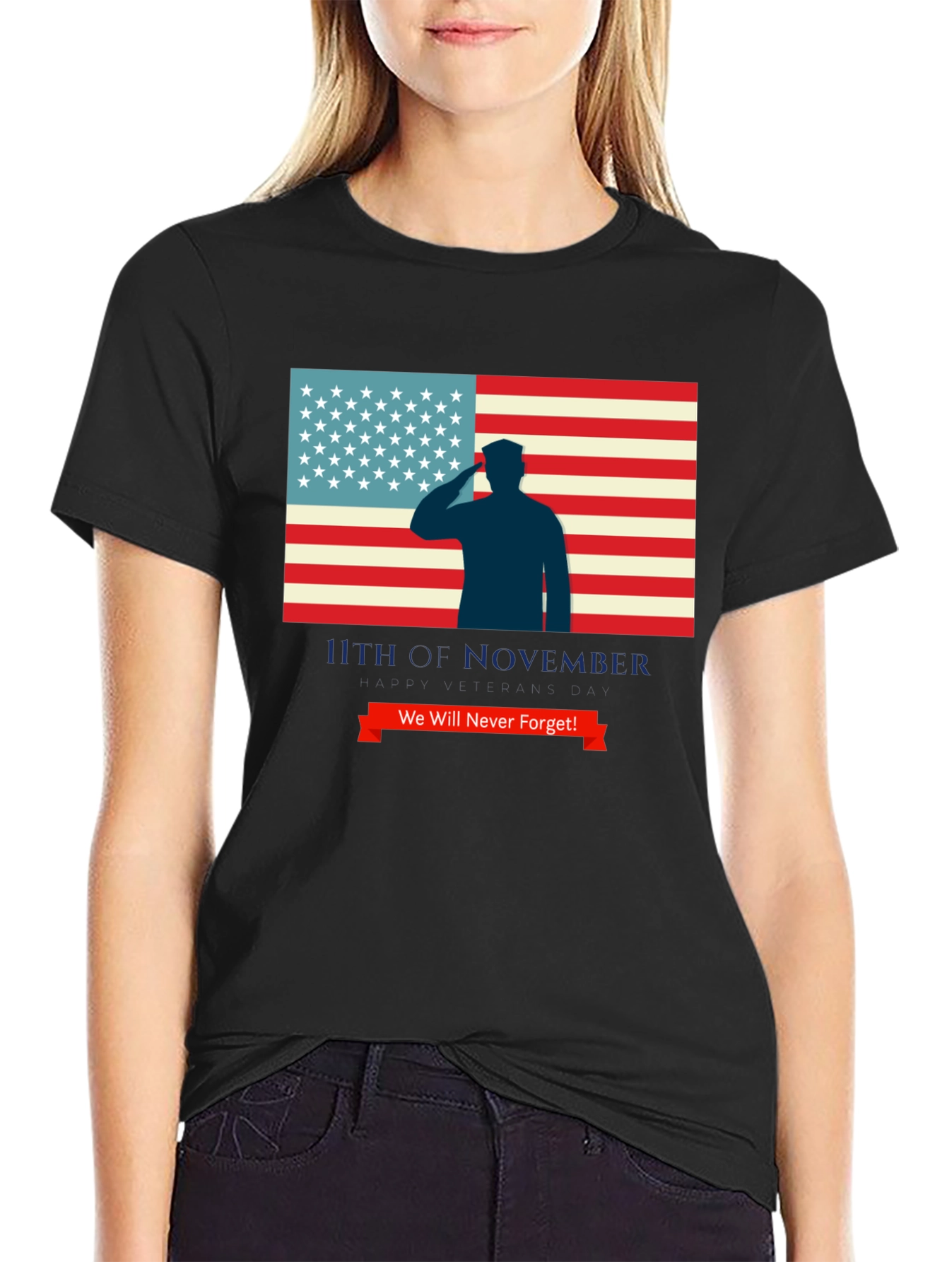 Remembrance Day T-Shirt We Will Never Forget