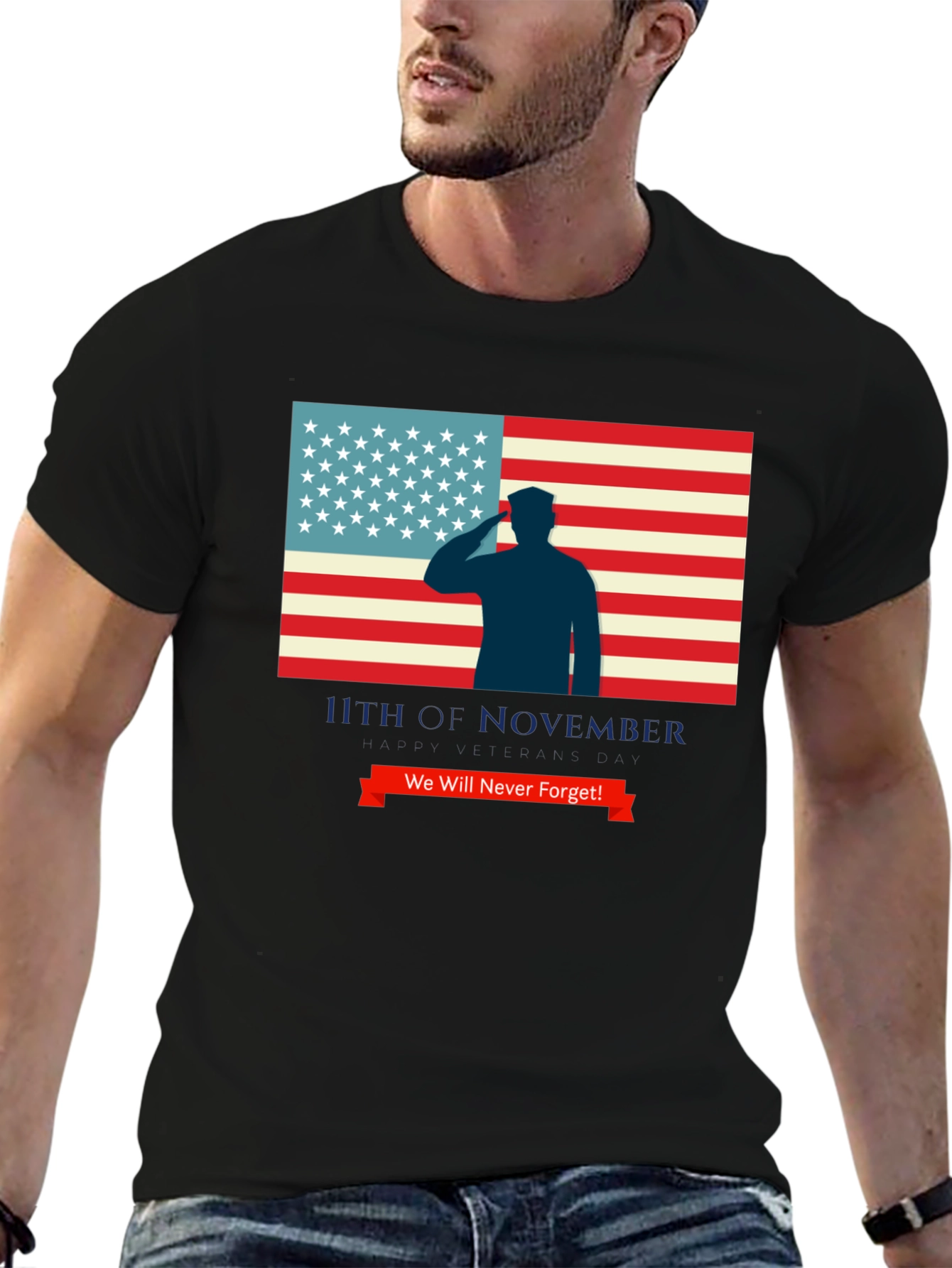 Remembrance Day T-Shirt We Will Never Forget