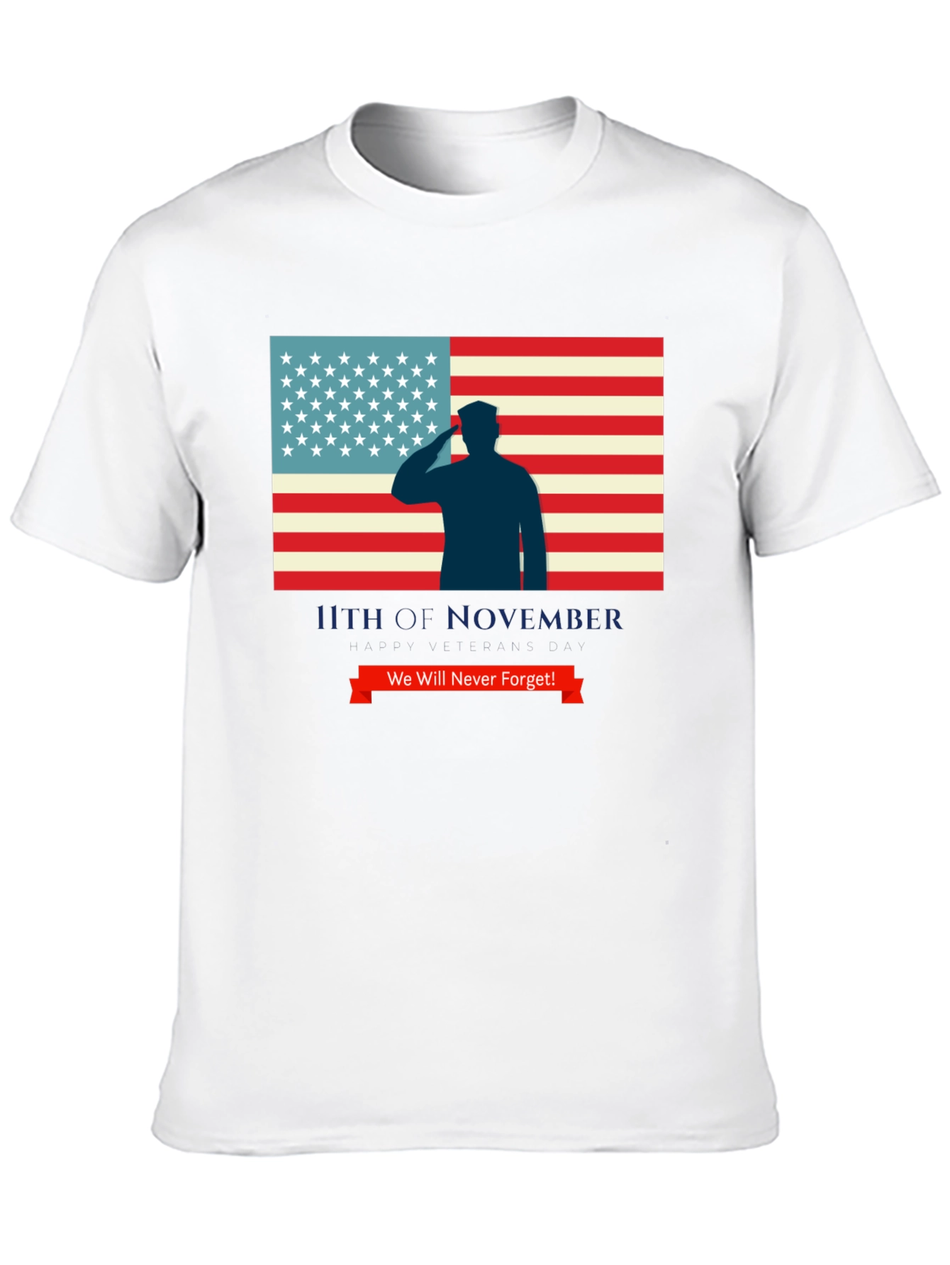 Remembrance Day T-Shirt We Will Never Forget
