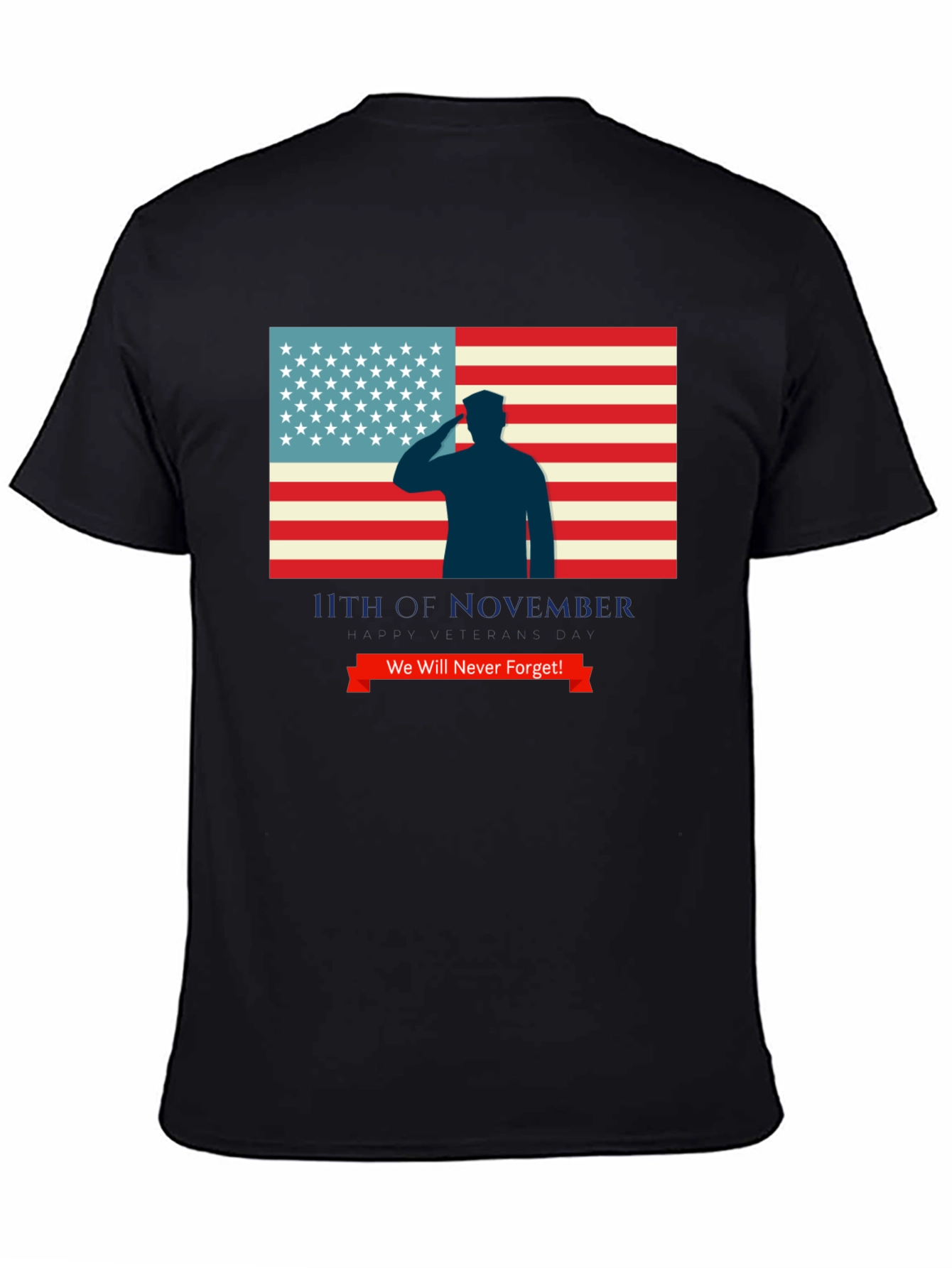 Remembrance Day T-Shirt We Will Never Forget