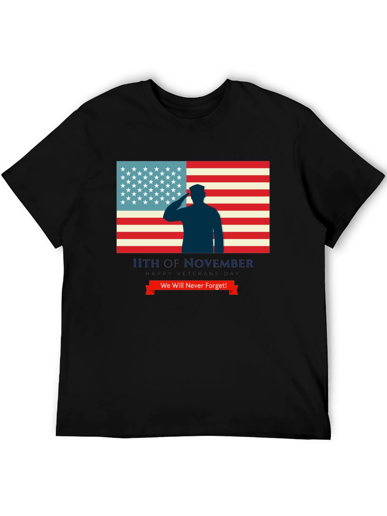 Remembrance Day T-Shirt We Will Never Forget
