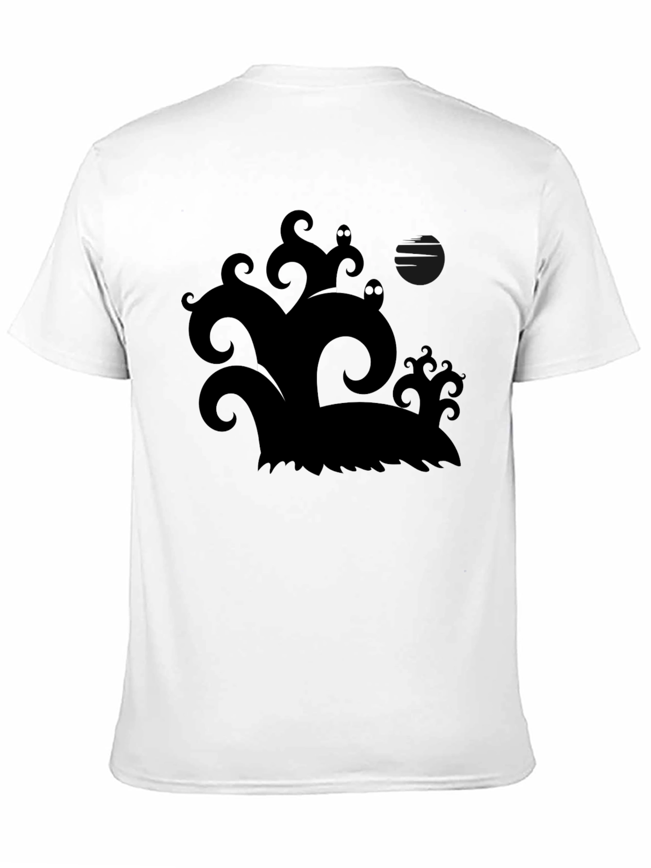 Tentacle Graphic Tee - Mens Black Cotton T-Shirt